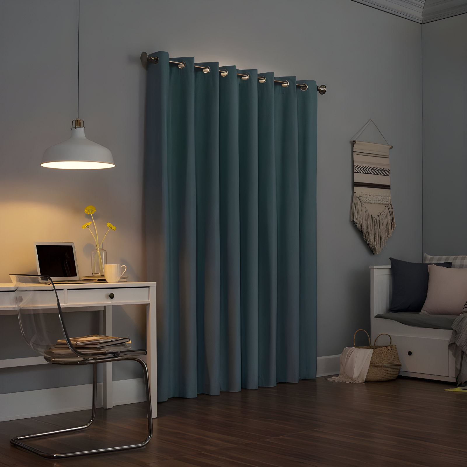 Sun Zero Cameron Thermal Insulated 100% Blackout Grommet Curtain Panel