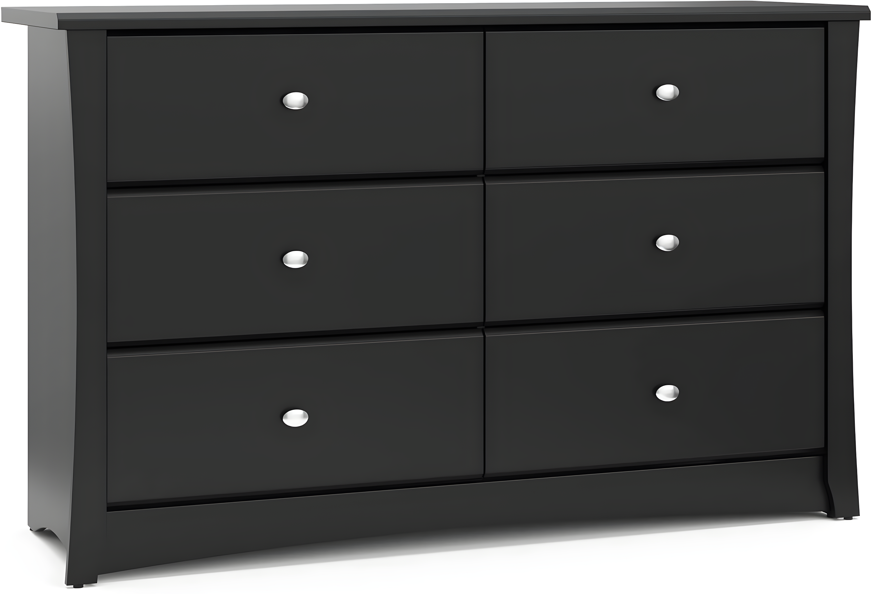 Crescent 6 Drawer Double Dresser