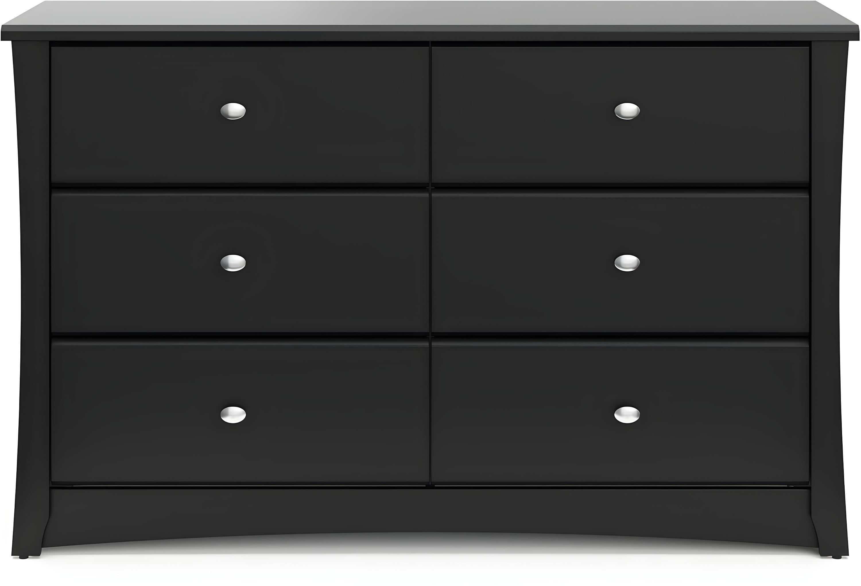 Crescent 6 Drawer Double Dresser