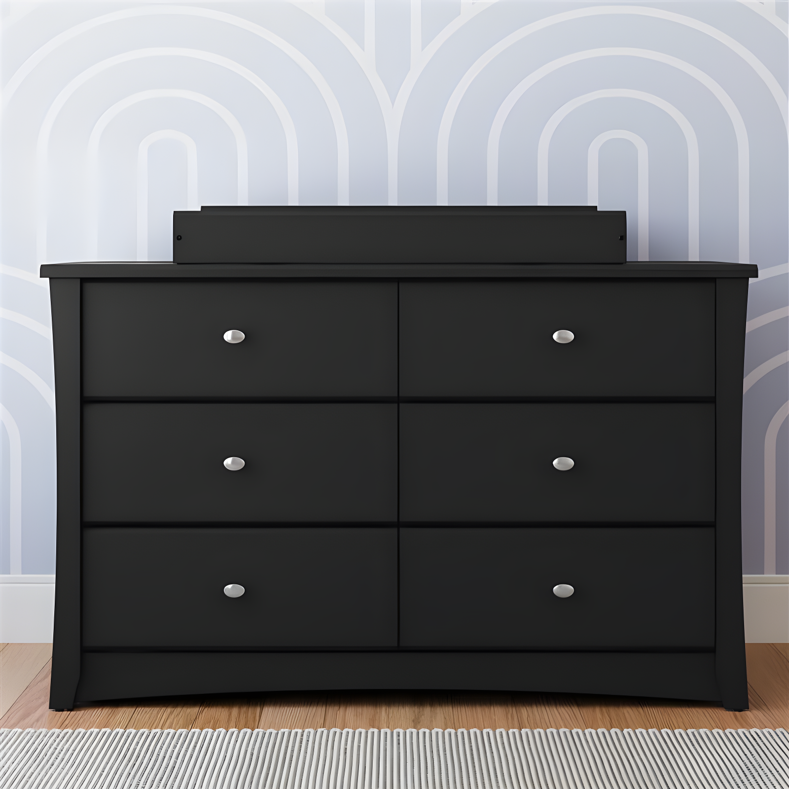Crescent 6 Drawer Double Dresser
