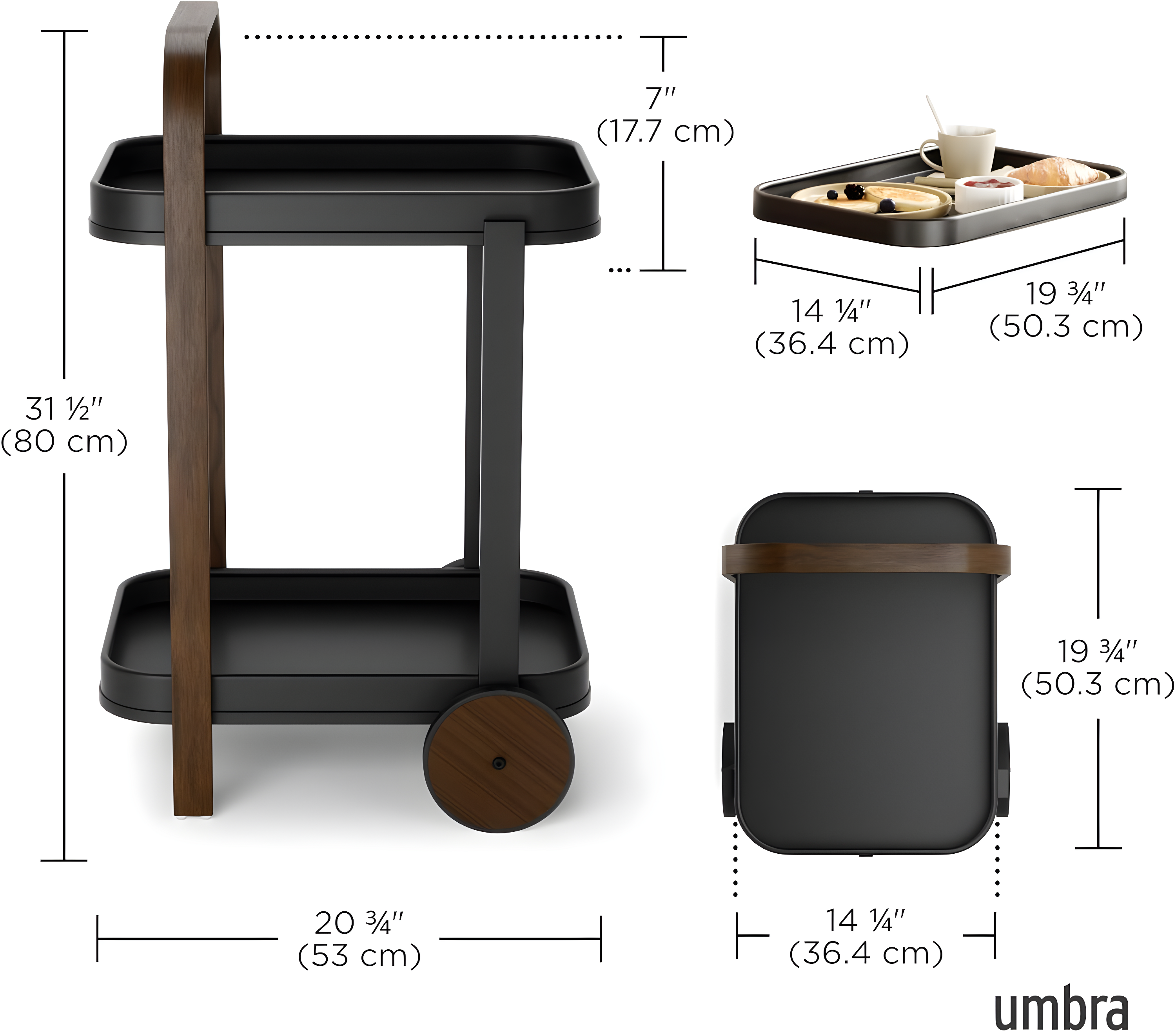 Bellwood Bar/Storage Cart