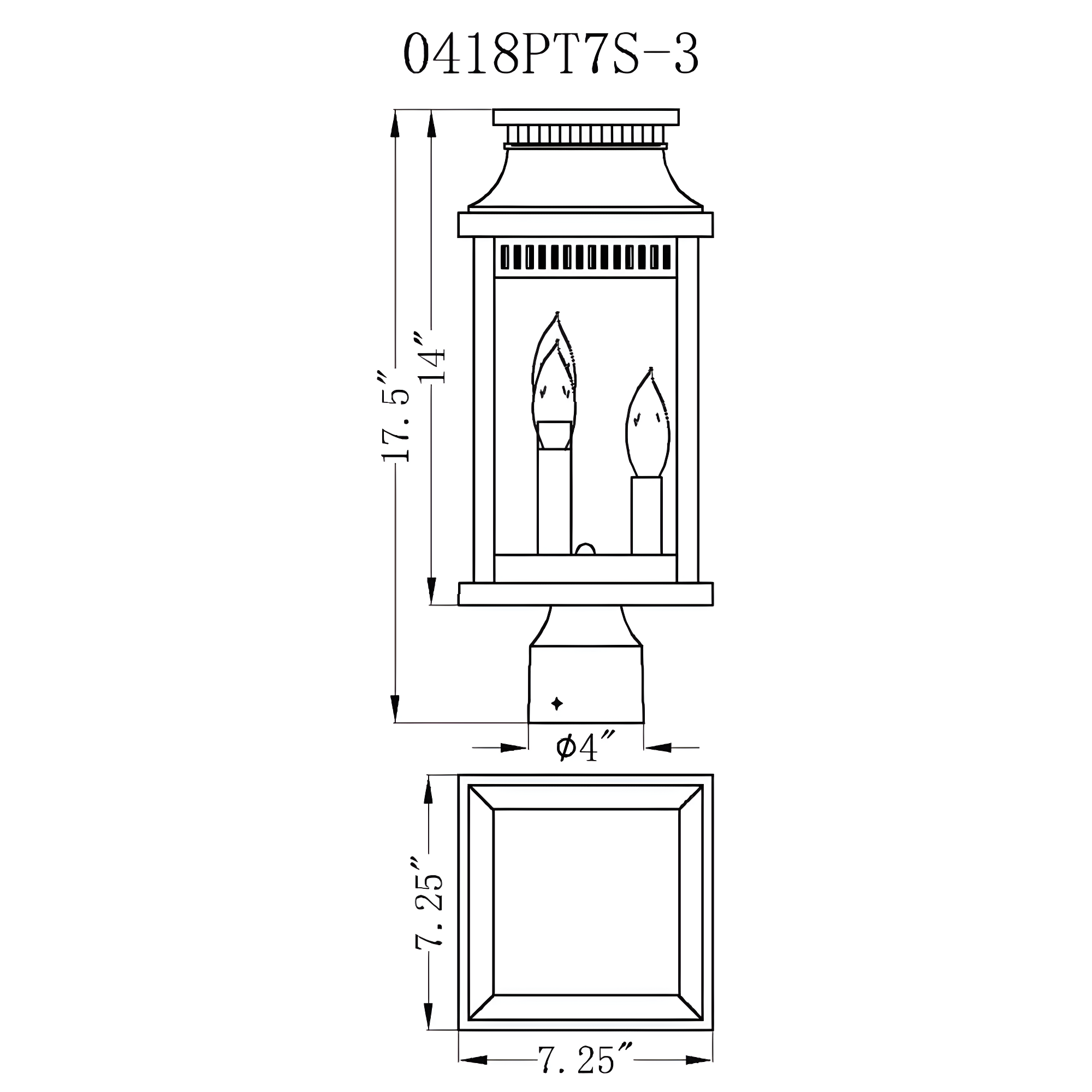 CWI Lighting Milford Outdoor Lantern