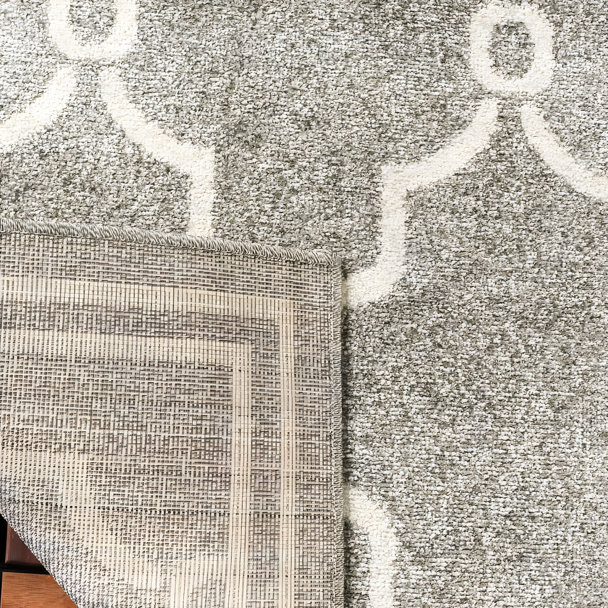 Amherst AMT414 Power Loomed Indoor Runner Rug - Dark Grey/Beige - 2'3"x11' - Safavieh