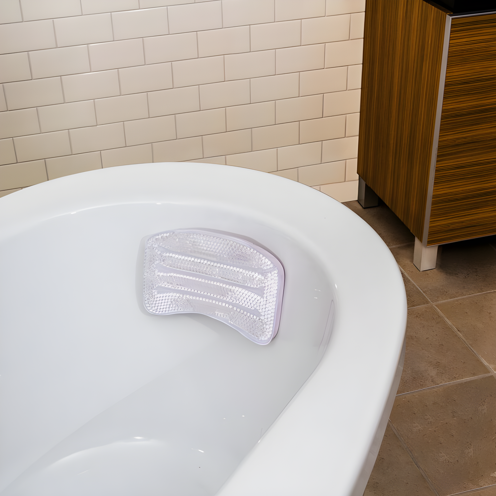 Splash Home Suction Bath Pillow