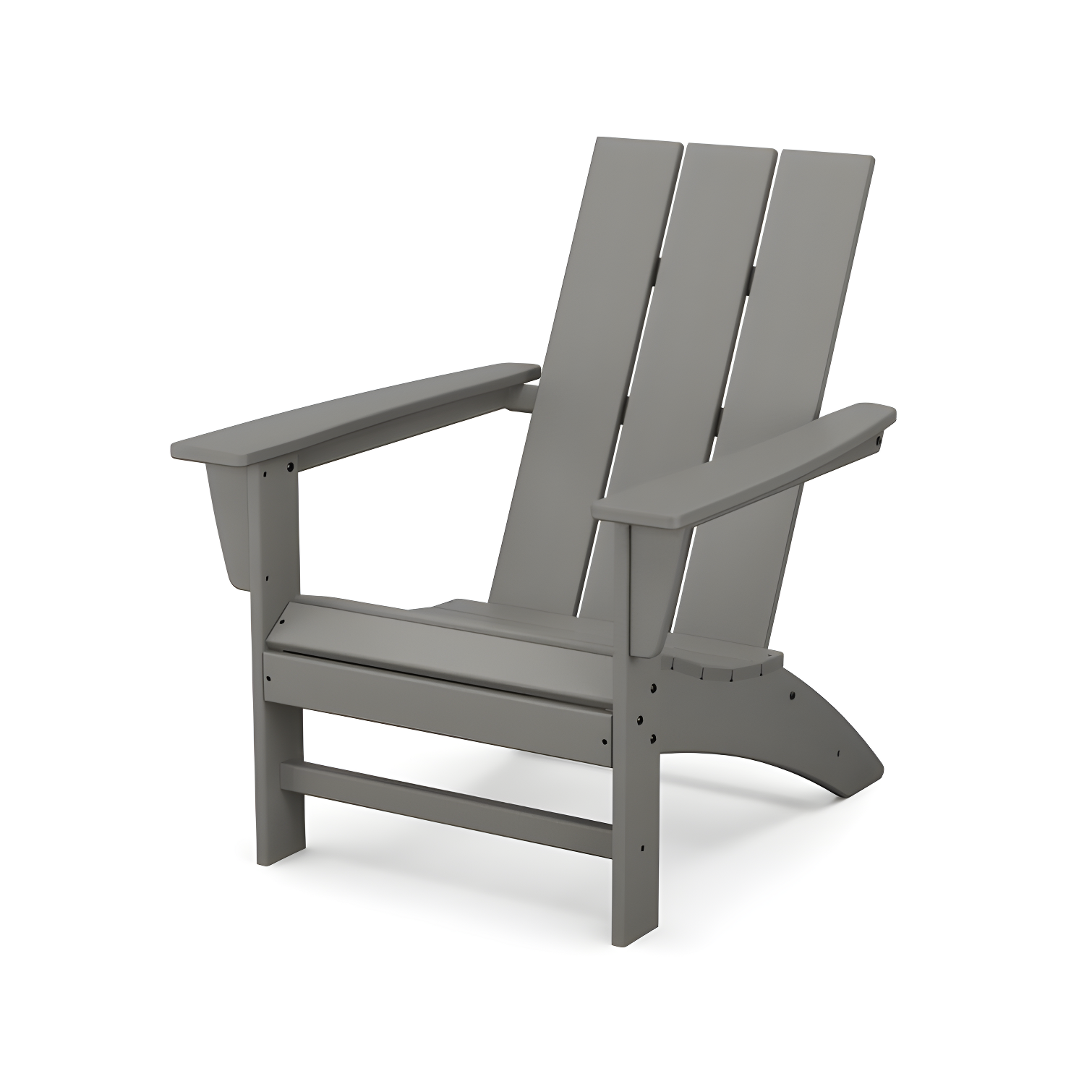 Modern Adirondack High-Density Polyethylene (HDPE) Outdoor Adirondack Chair