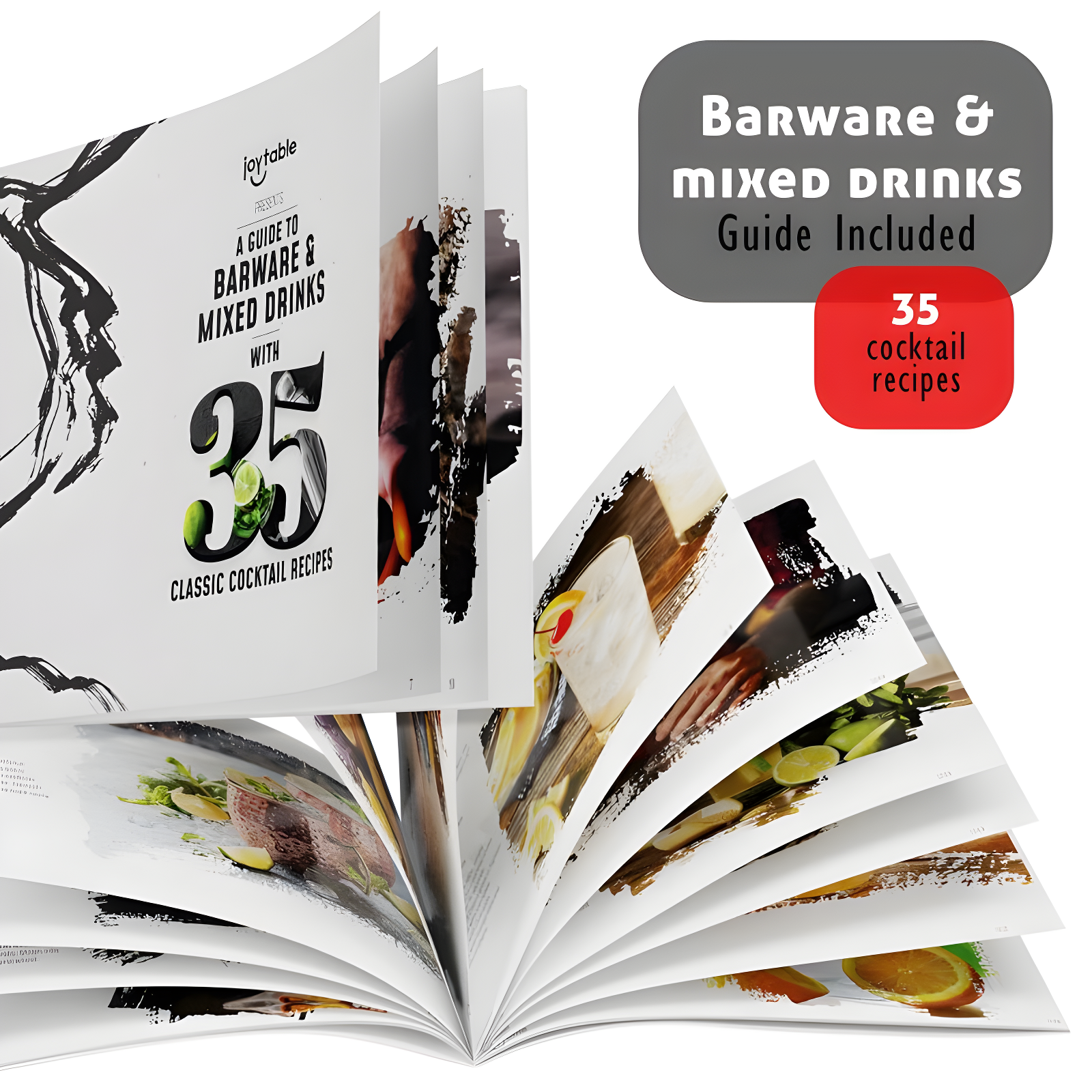 Joytable Joytable 8 Piece Stainless Steel Cocktail Shaker Bar Tool Set