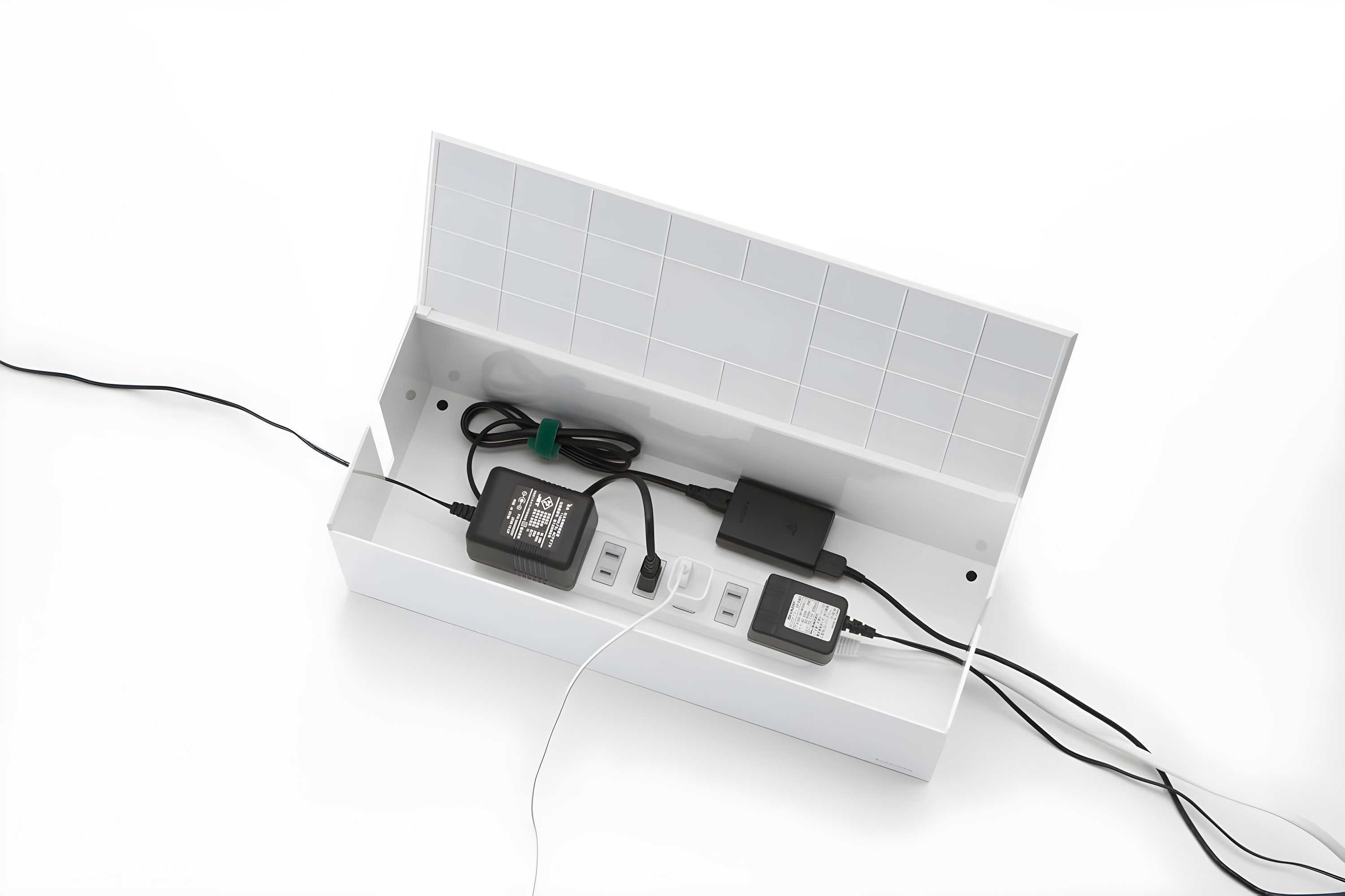 Yamazaki Home - Cable Management Box - White