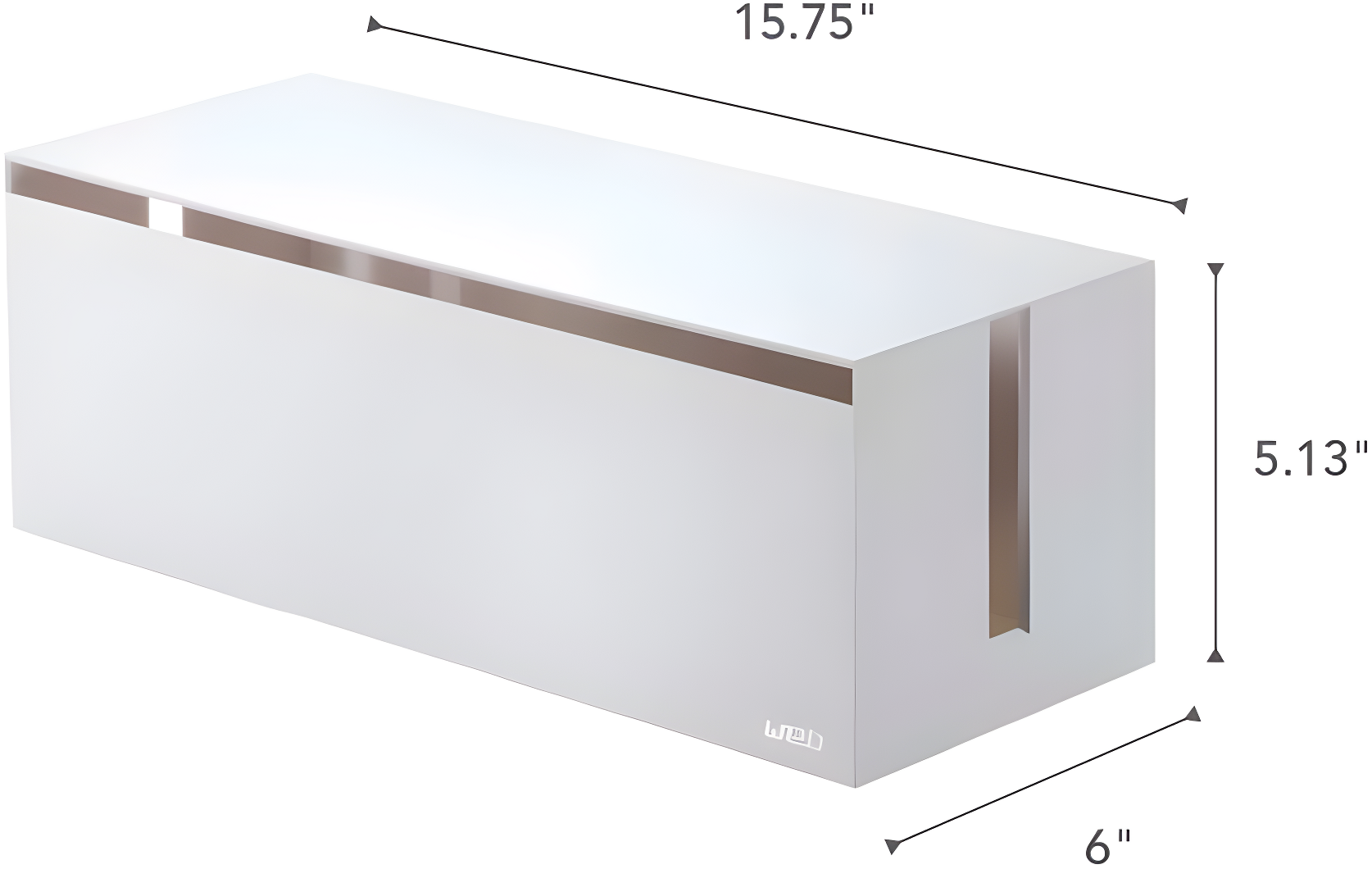Yamazaki Home - Cable Management Box - White