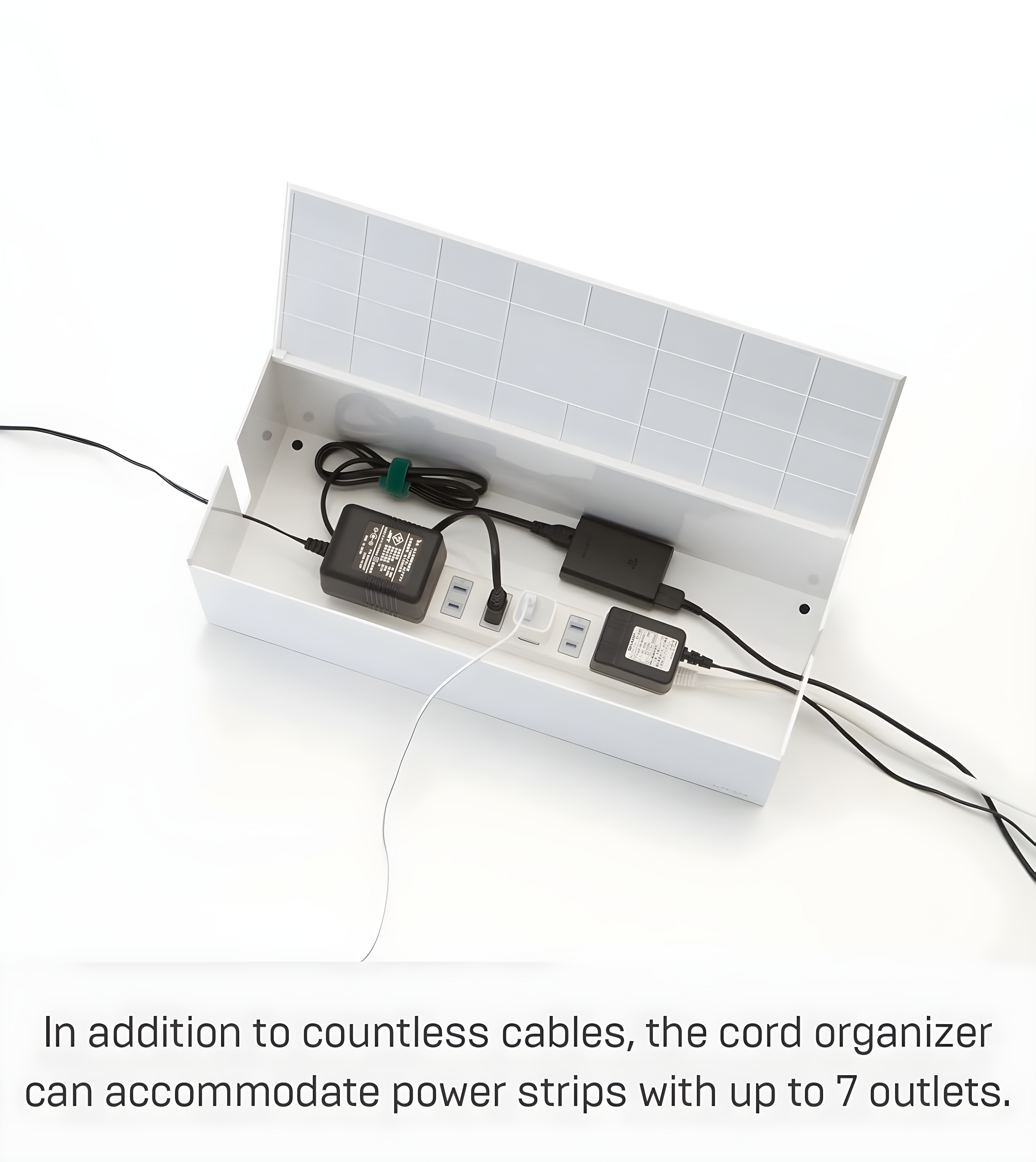 Yamazaki Home - Cable Management Box - White