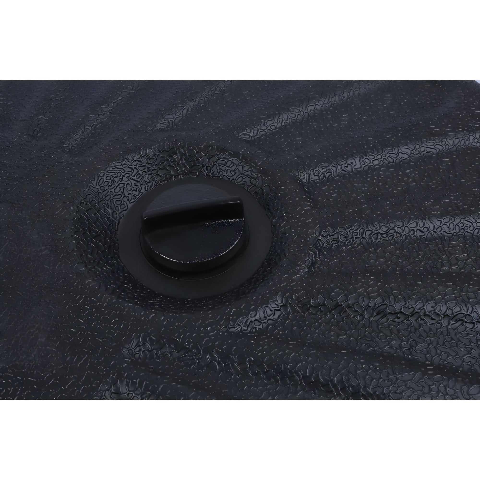 Black Round Fillable Plastic Patio Umbrella Base