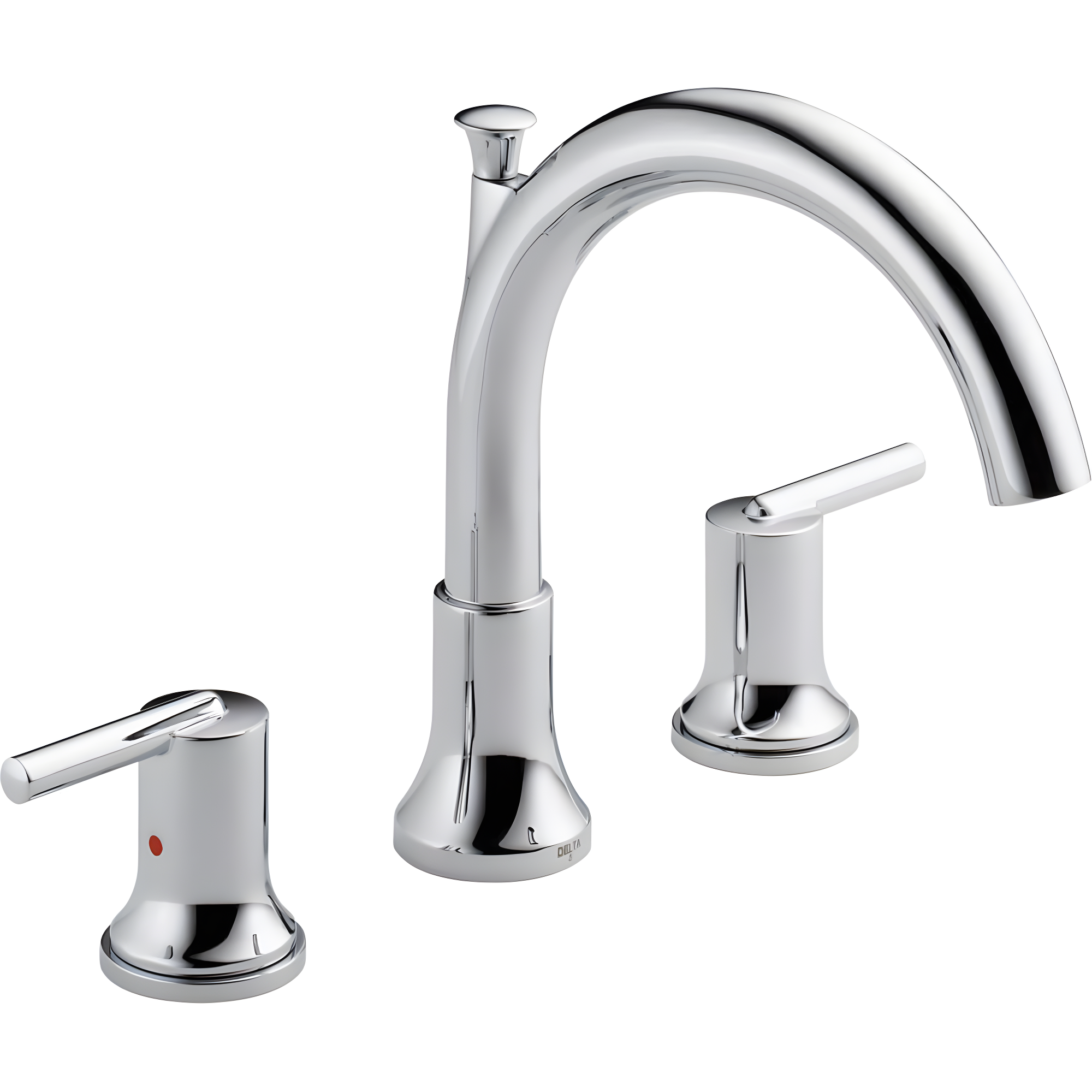 Trinsic Double Handle Deck Mounted Roman Tub Faucet