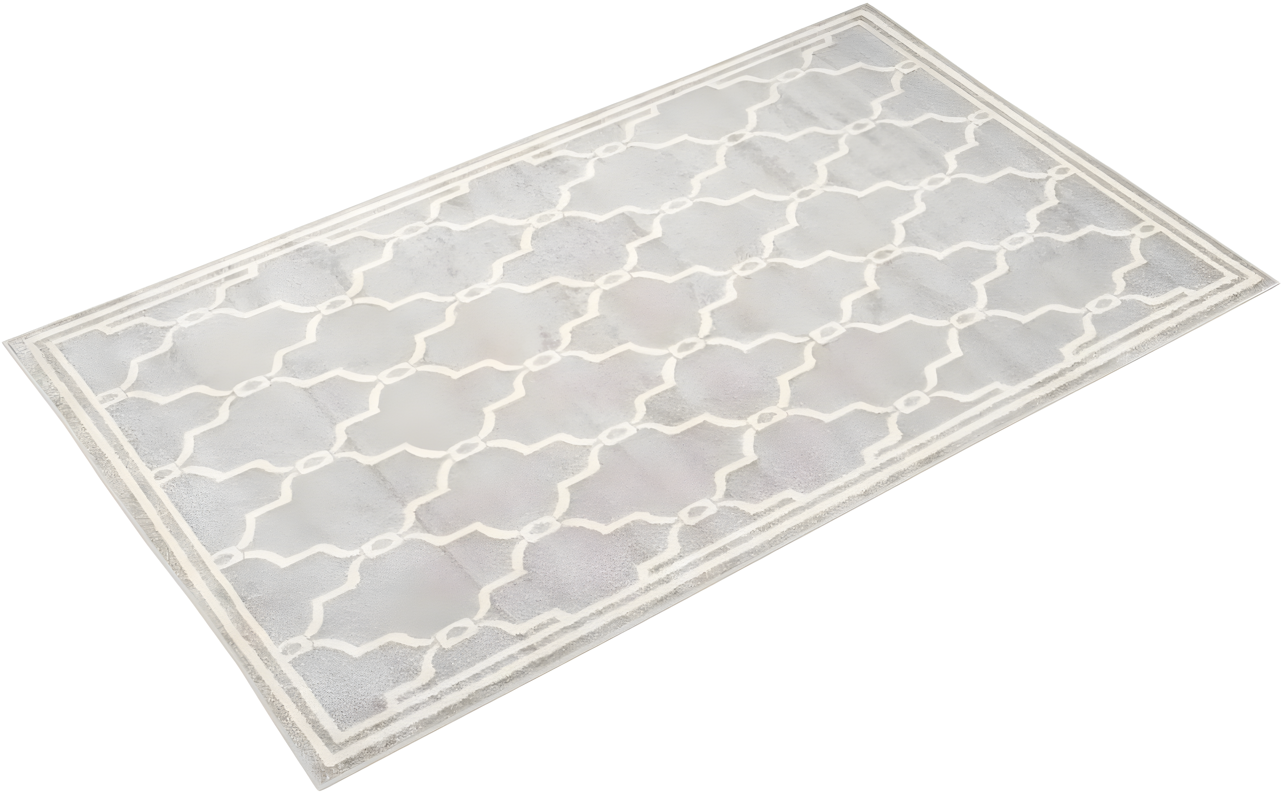 Amherst AMT414 Power Loomed Indoor Accent Rug - Light Grey/Ivory - 3'x5' - Safavieh