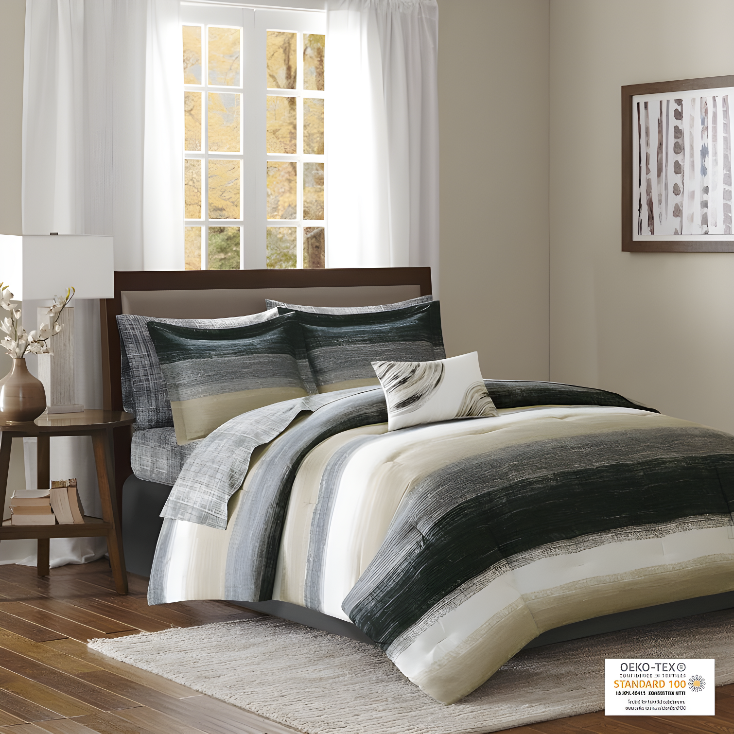 Saben Microfiber Quilt Set with Cotton Bed Sheets