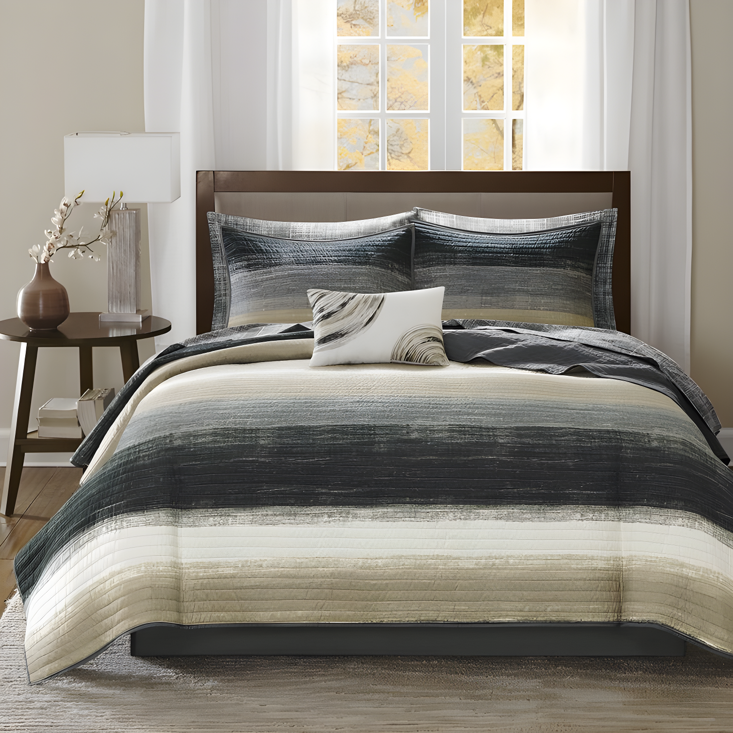 Saben Microfiber Quilt Set with Cotton Bed Sheets