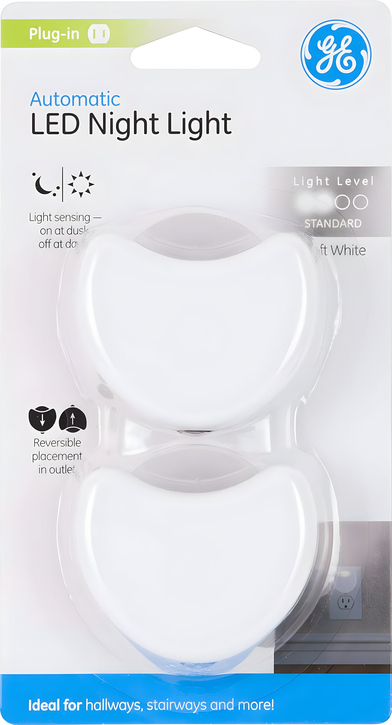 GE Sensing 2-Light Night Light