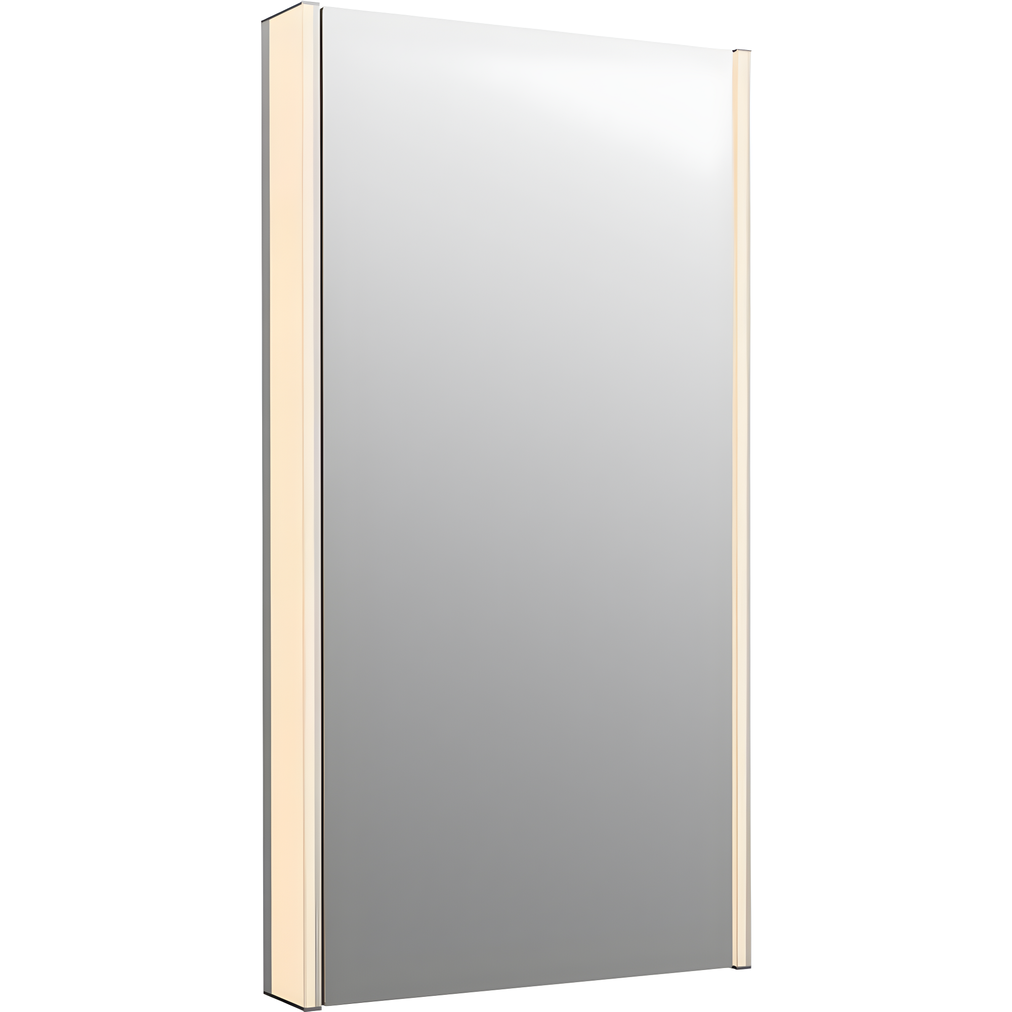 Maxstow Surface Mount Frameless Medicine Cabinet with LED Lighting