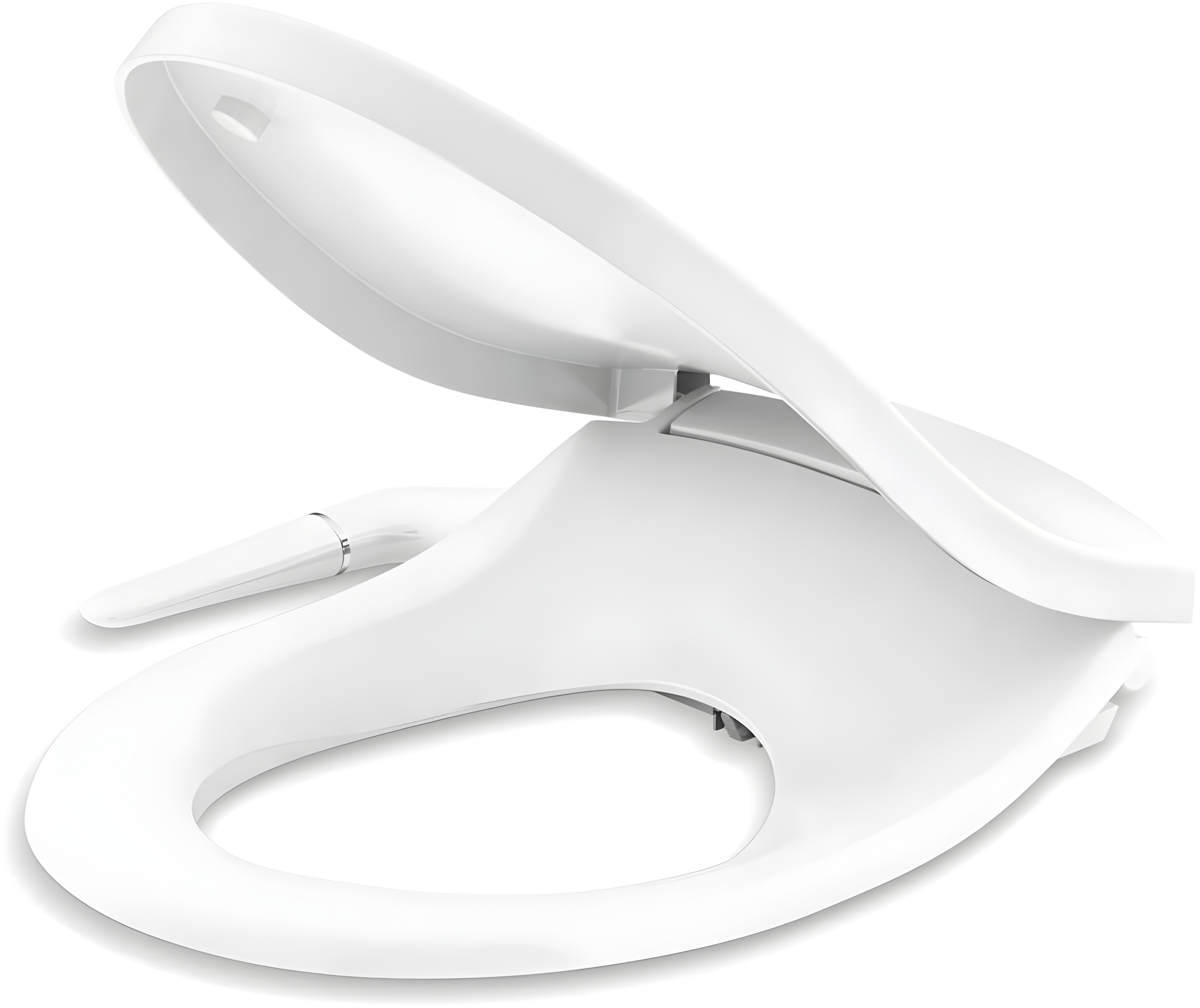 PureWash M250 Round Bidet Toliet Seat, Manual Non-Electric Bidets for Existing Toilets