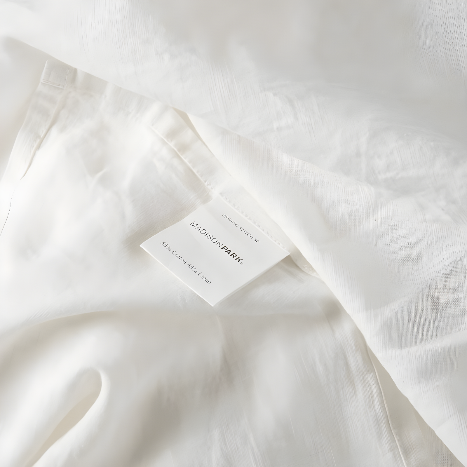 Madison Park Linen Blend 4 Piece Sheet Set