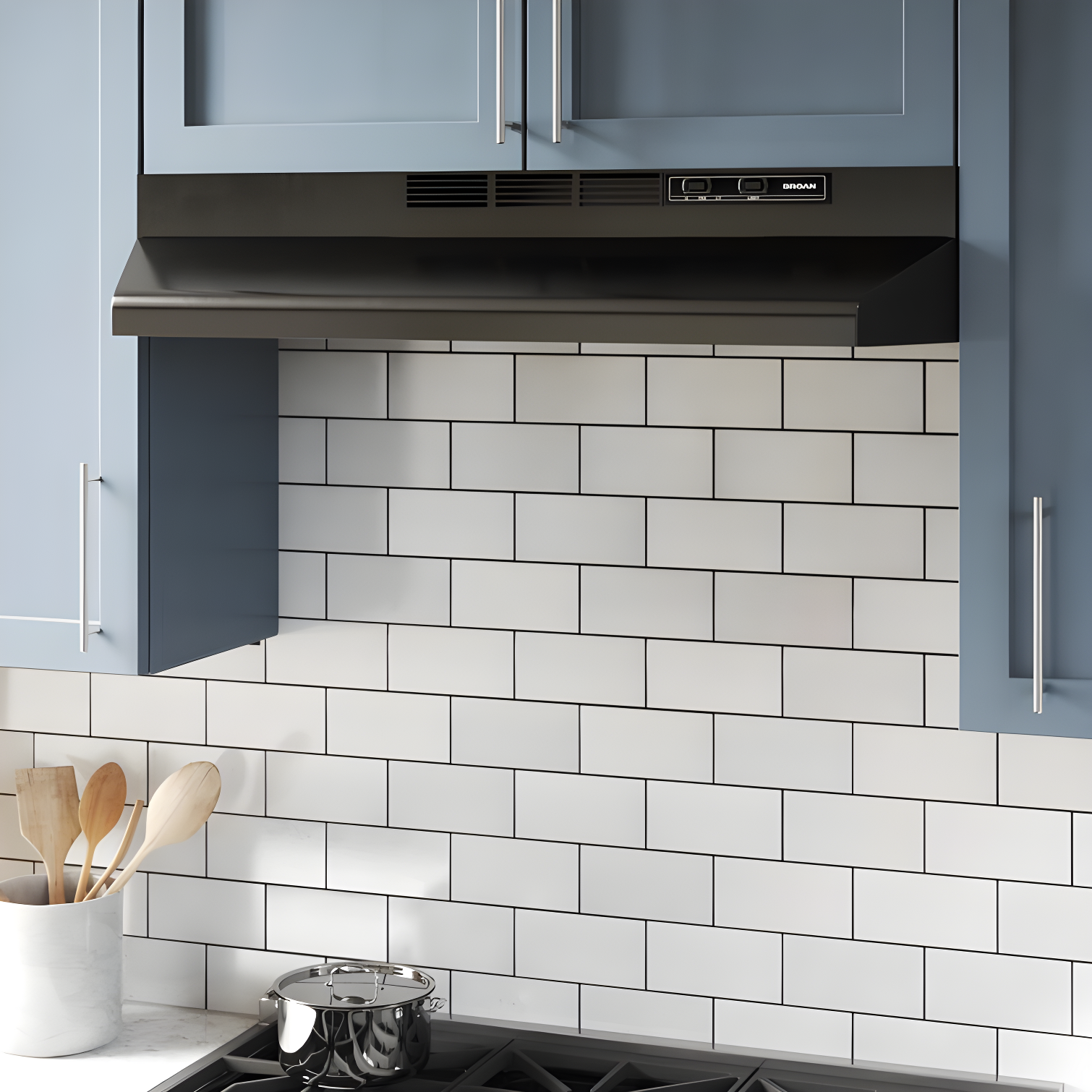 Broan NuTone 30" Steel 190 CFM Ductless (Non-Vented) Under Cabinet Range Hood with Charcoal Filter