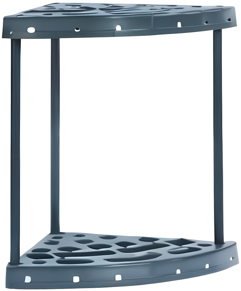 VEVOR Garden Tool Organizer, 19 Slots, Yard Tool Tower Rack for Garage Organization and Storage, Hold Long-Handled Tool/Rake/Broom/Shovel, PP Garden Tool Stand Holder Organizer for Yard, Shed, Outdoor