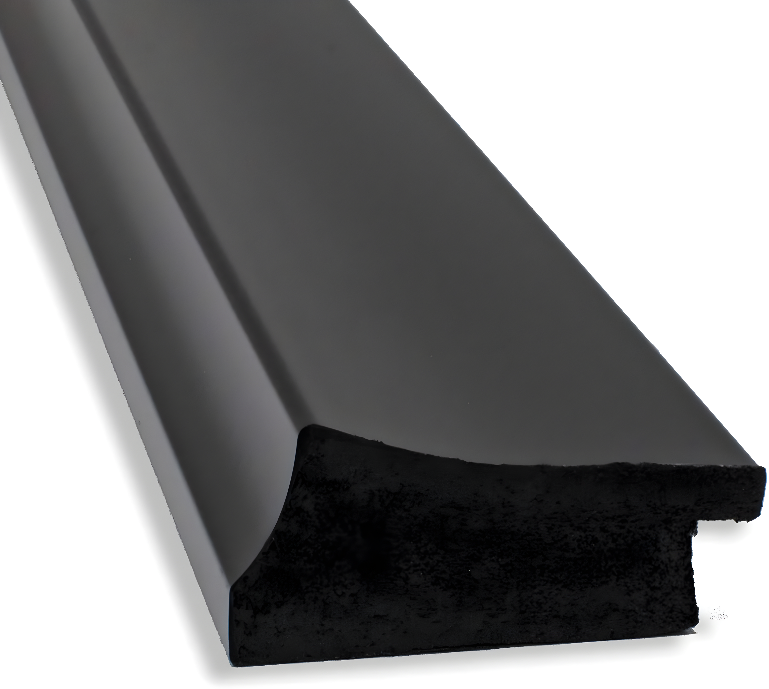 24" x 30" Non-Beveled Grand Black Wall Mirror - Amanti Art: Modern Rectangle, Polystyrene Frame