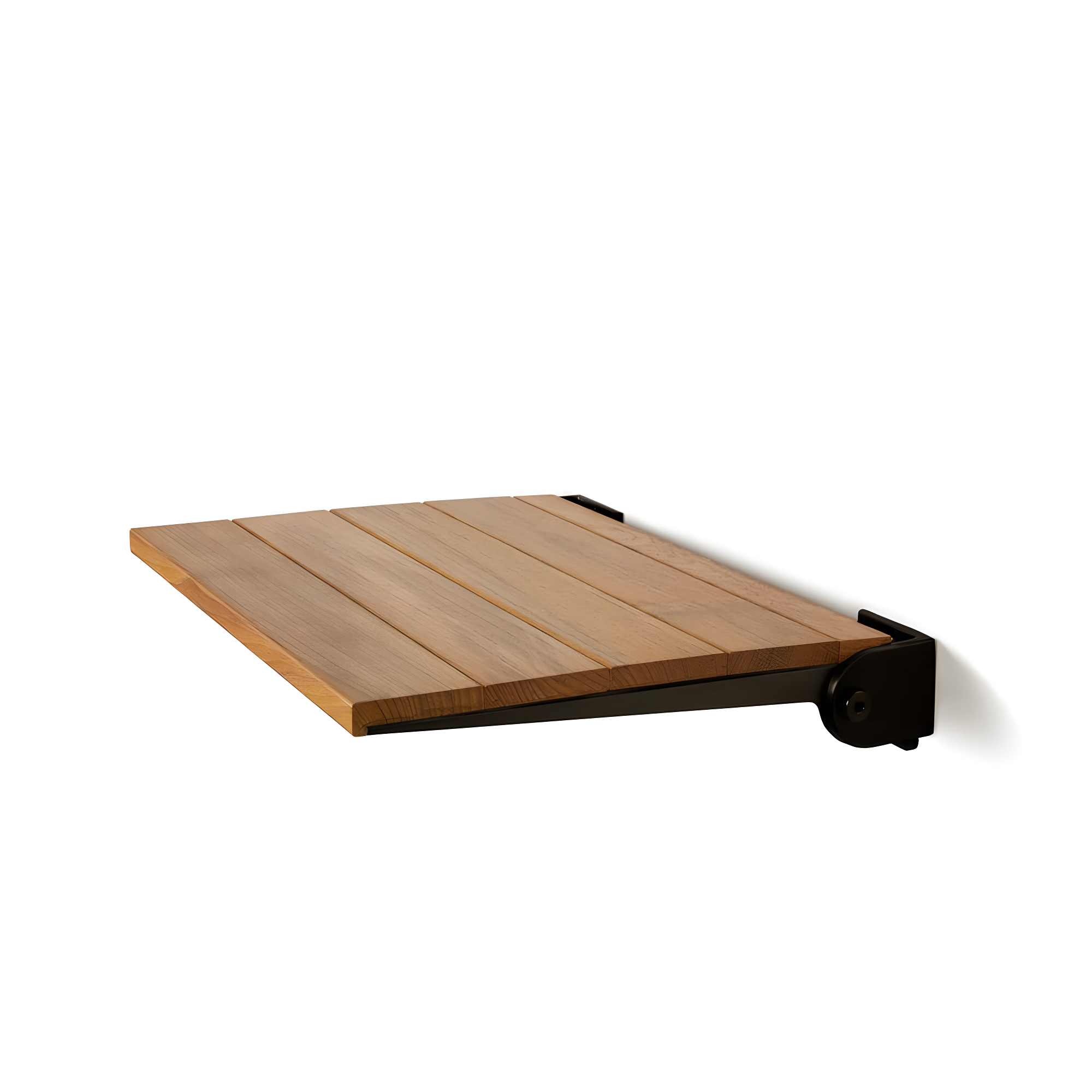 SlimLine Teak Wood Folding Shower Bench Seat