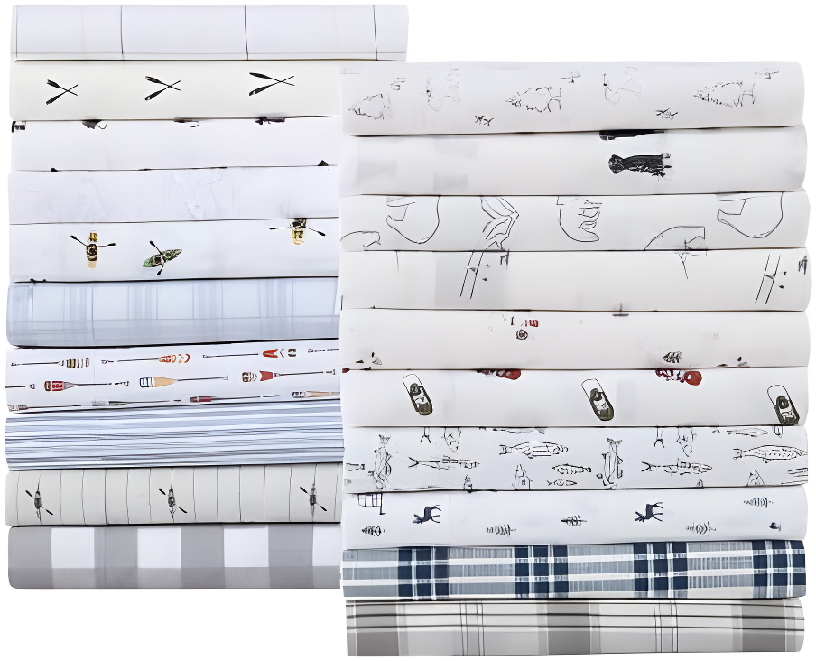 Eddie Bauer Printed Cotton Percale Sheet Sets