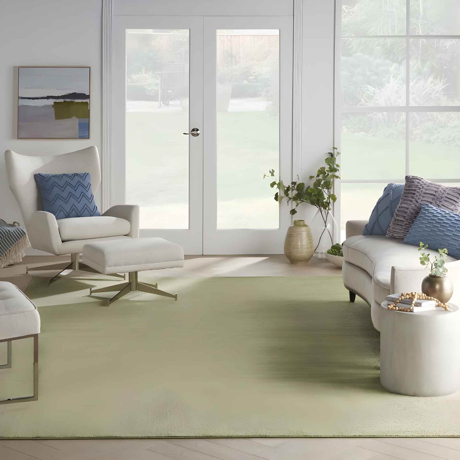 Nourison Nourison Essentials NRE01 Indoor/outdoor Area Rug - Green 9' x 12'