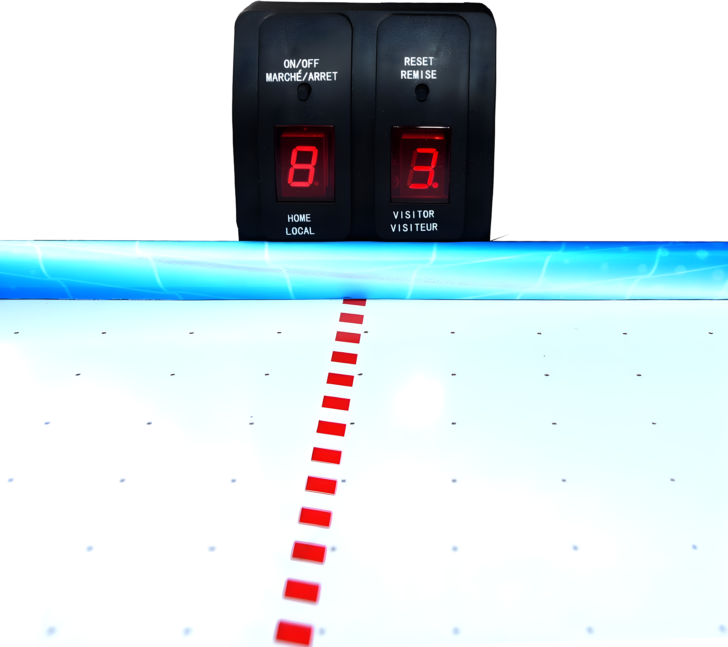 42" Rapid Fire Air Hockey Multi-Game Table