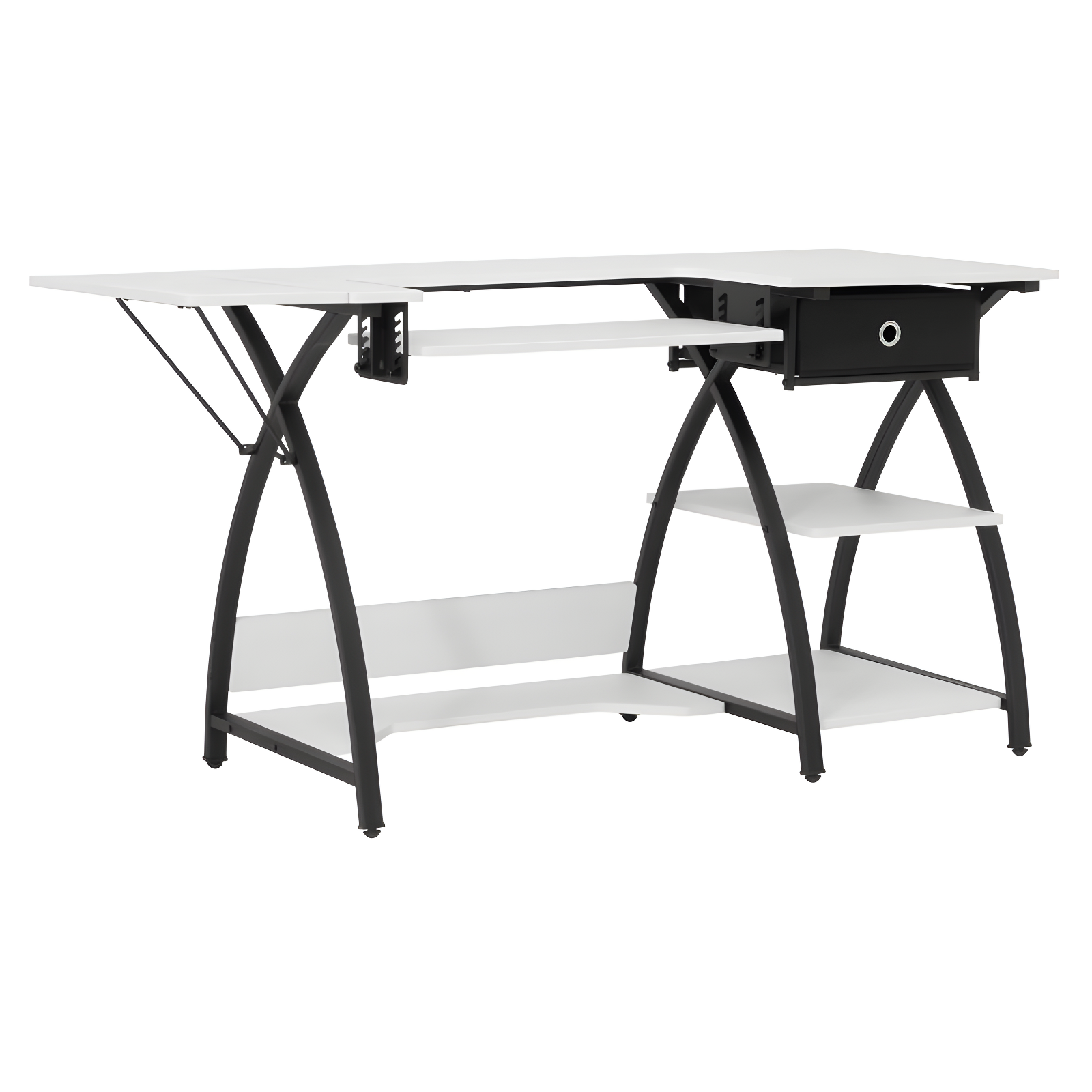 47.25'' x 23.5'' Sewing Table with Sewing Machine Platform