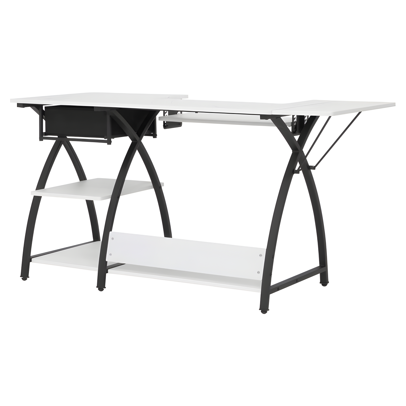 47.25'' x 23.5'' Sewing Table with Sewing Machine Platform