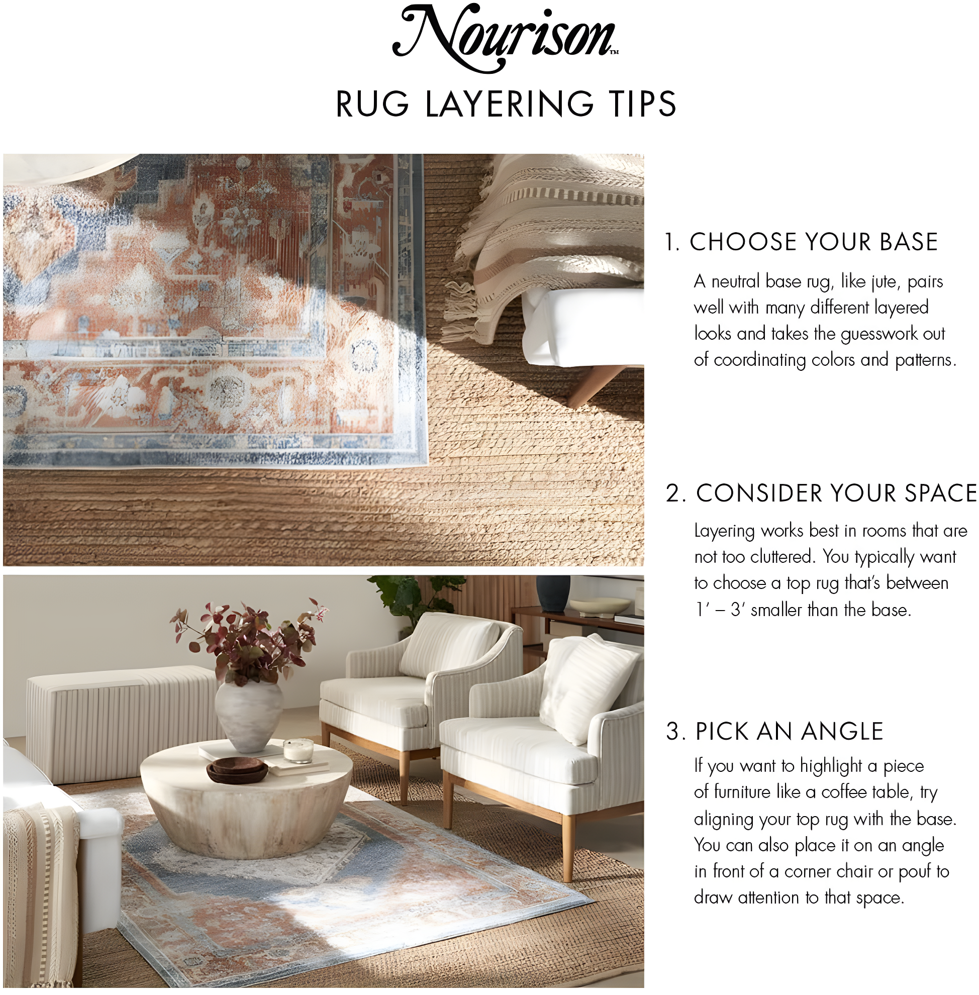 Nourison Essentials Easy Care Indoor Outdoor Area Rug - Ivory Beige 2'2" x 7'6"
