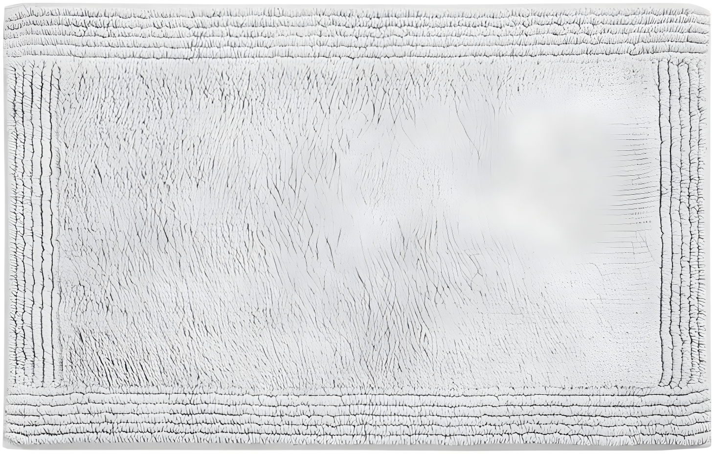 Splendor 100% Cotton Tufted 3000 GSM Reversible Bath Rug