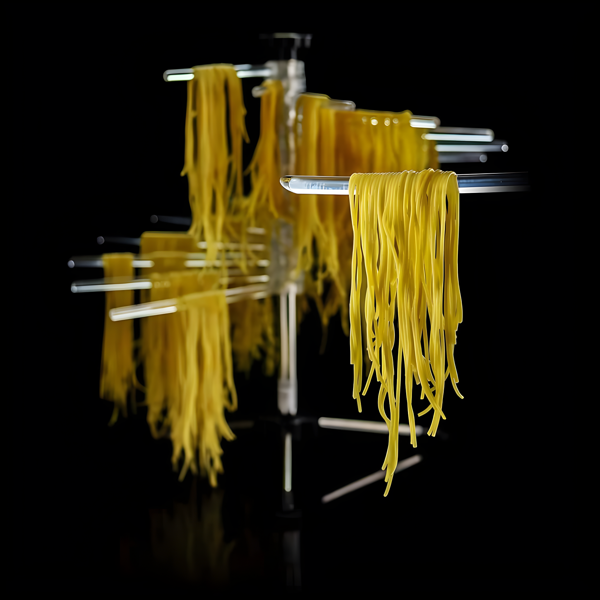 Ovente OVENTE Collapsible Pasta Drying Rack with BPA-Free Acrylic Rods, Spaghetti and Noodle Dryer Rack, Easy Storage Compact and Quick Set-Up for Home Use Perfect for Homemade Noodle and Pasta ACPPA900C