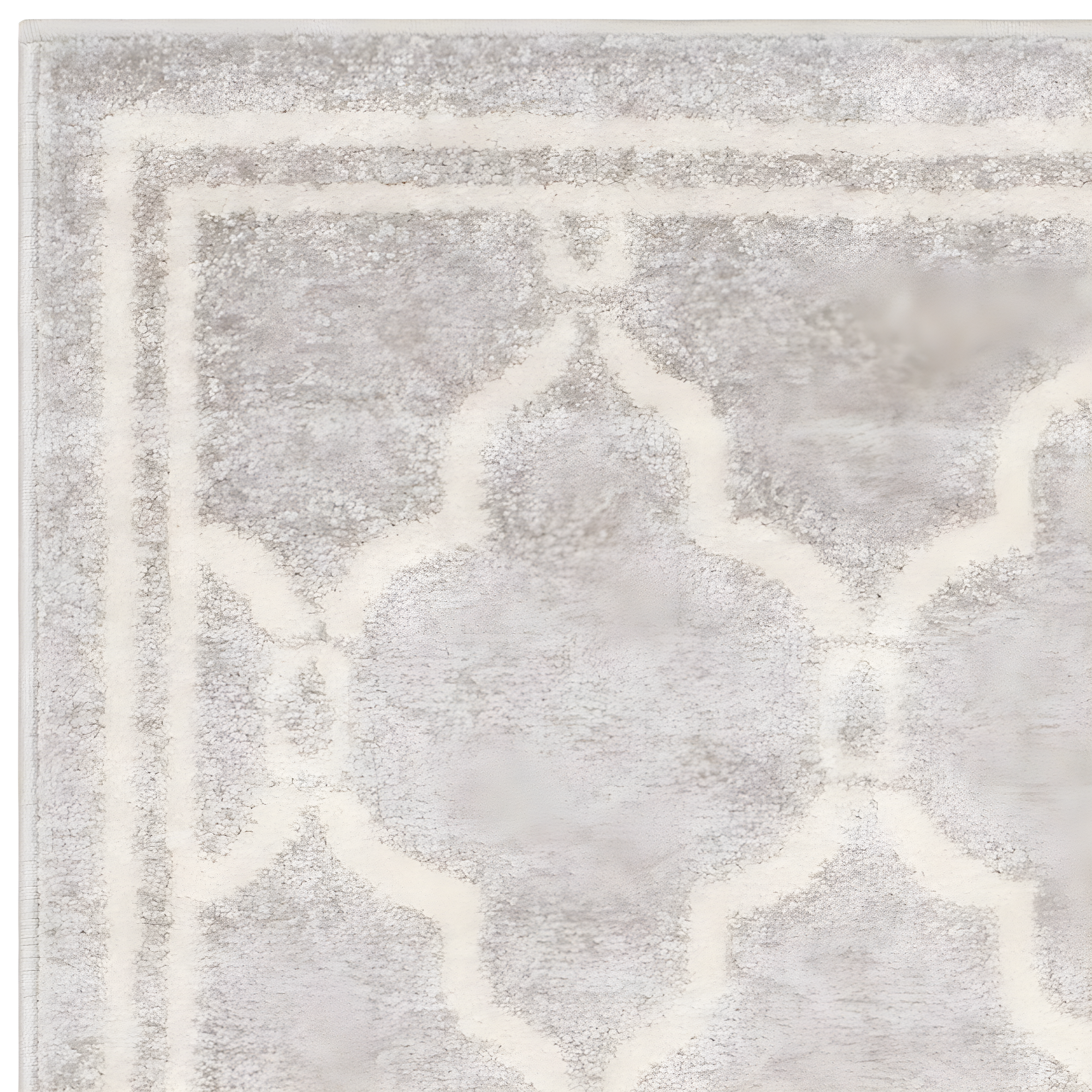 Amherst AMT414 Power Loomed Indoor Accent Rug - Light Grey/Ivory - 3'x5' - Safavieh