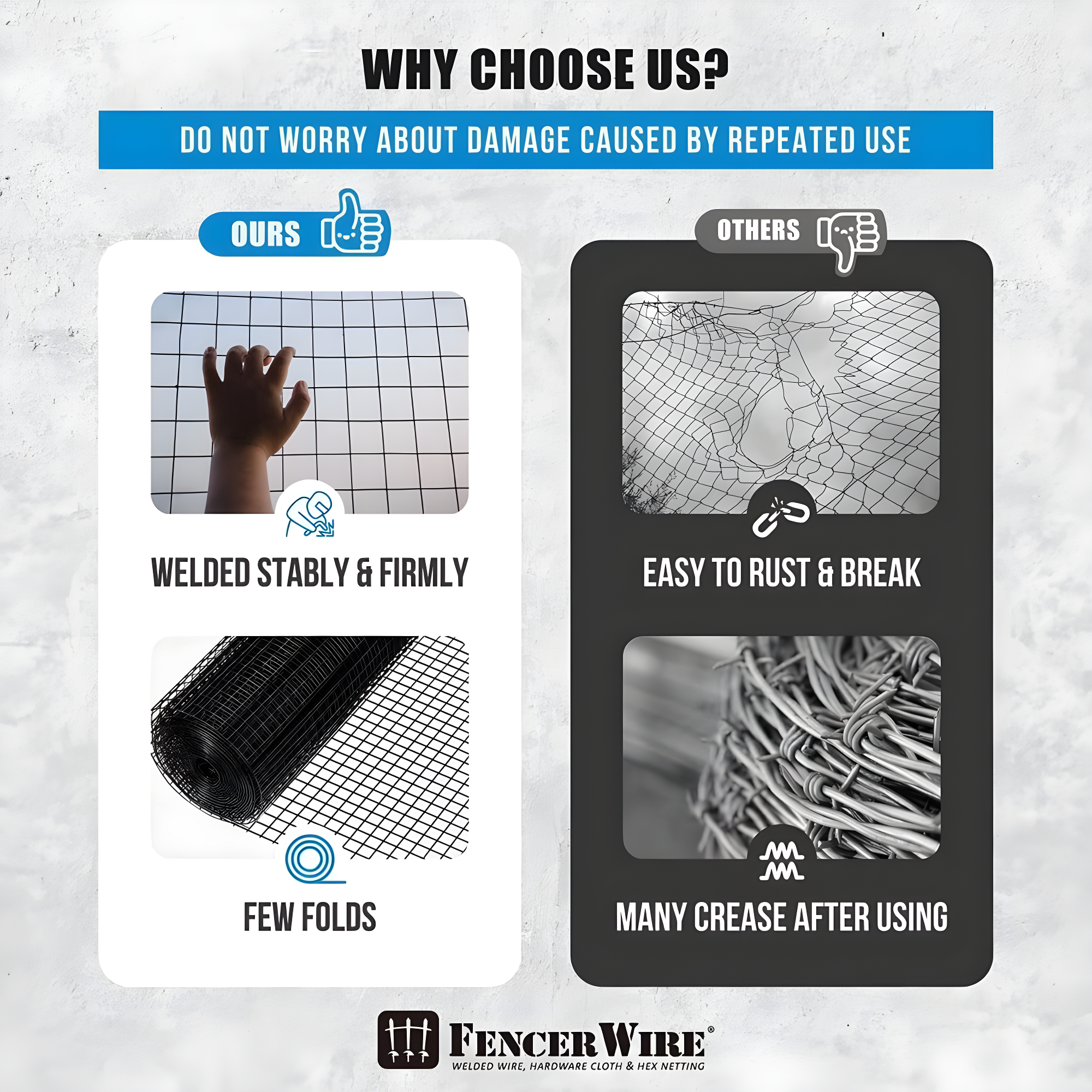 Black Vinyl Coated Welded Wire Mesh Fence, 2 ft x 50 ft