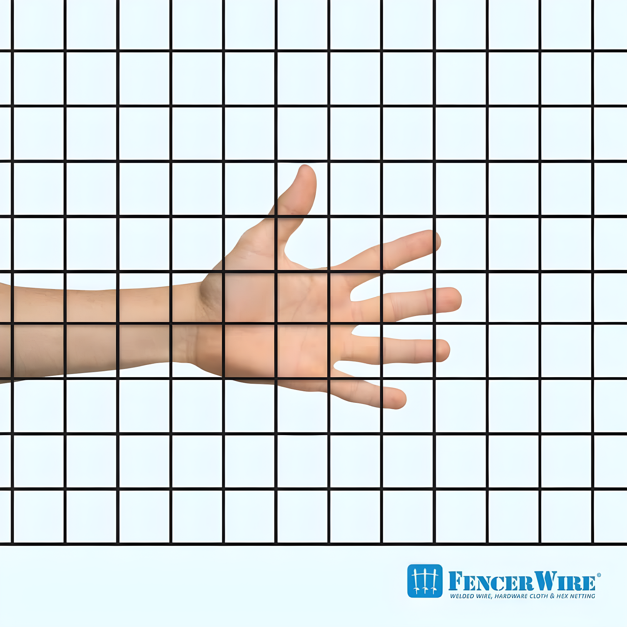 Black Vinyl Coated Welded Wire Mesh Fence, 2 ft x 50 ft