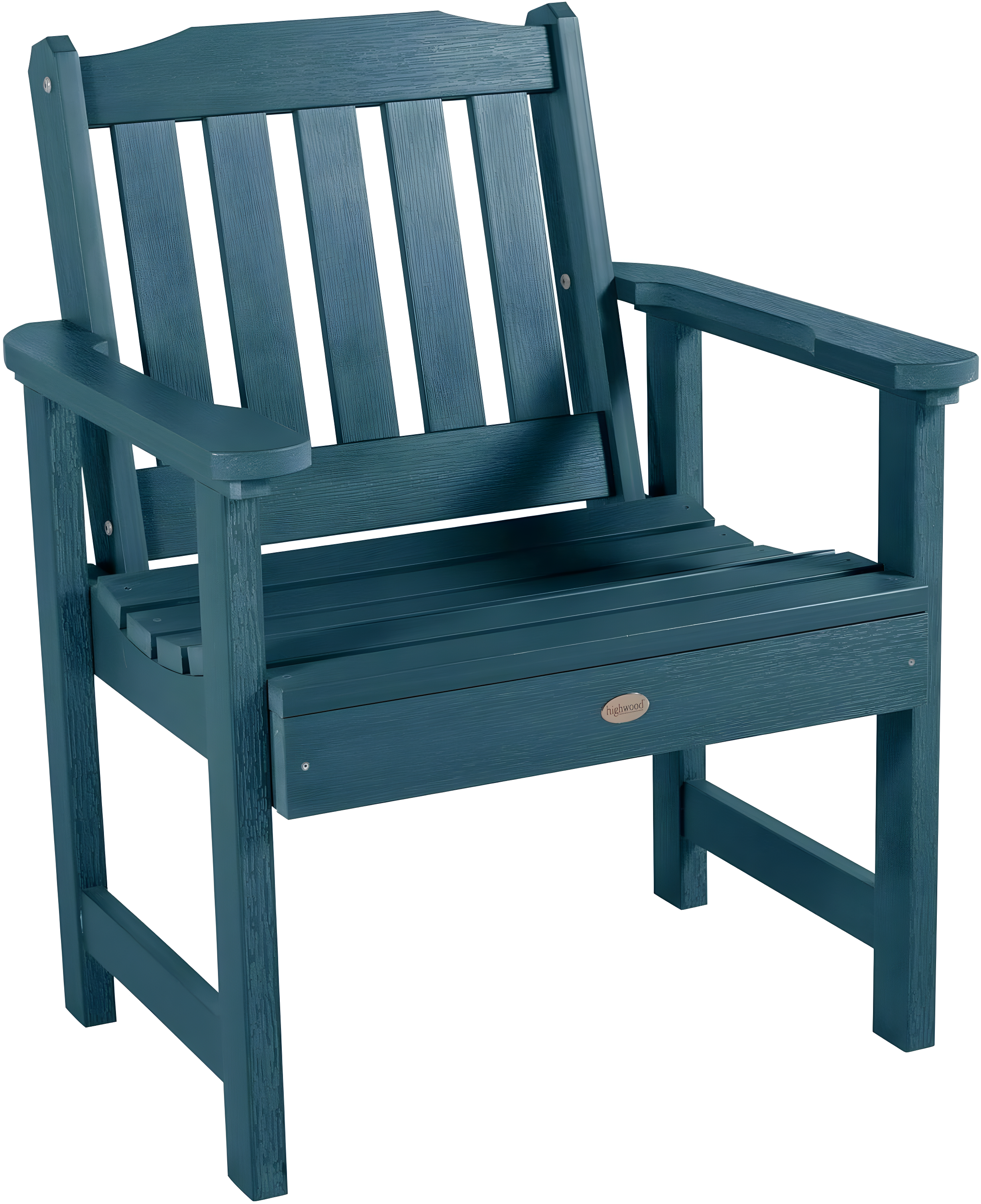 highwood  Lehigh Synthetic Wood Garden Chair Nantucket Blue