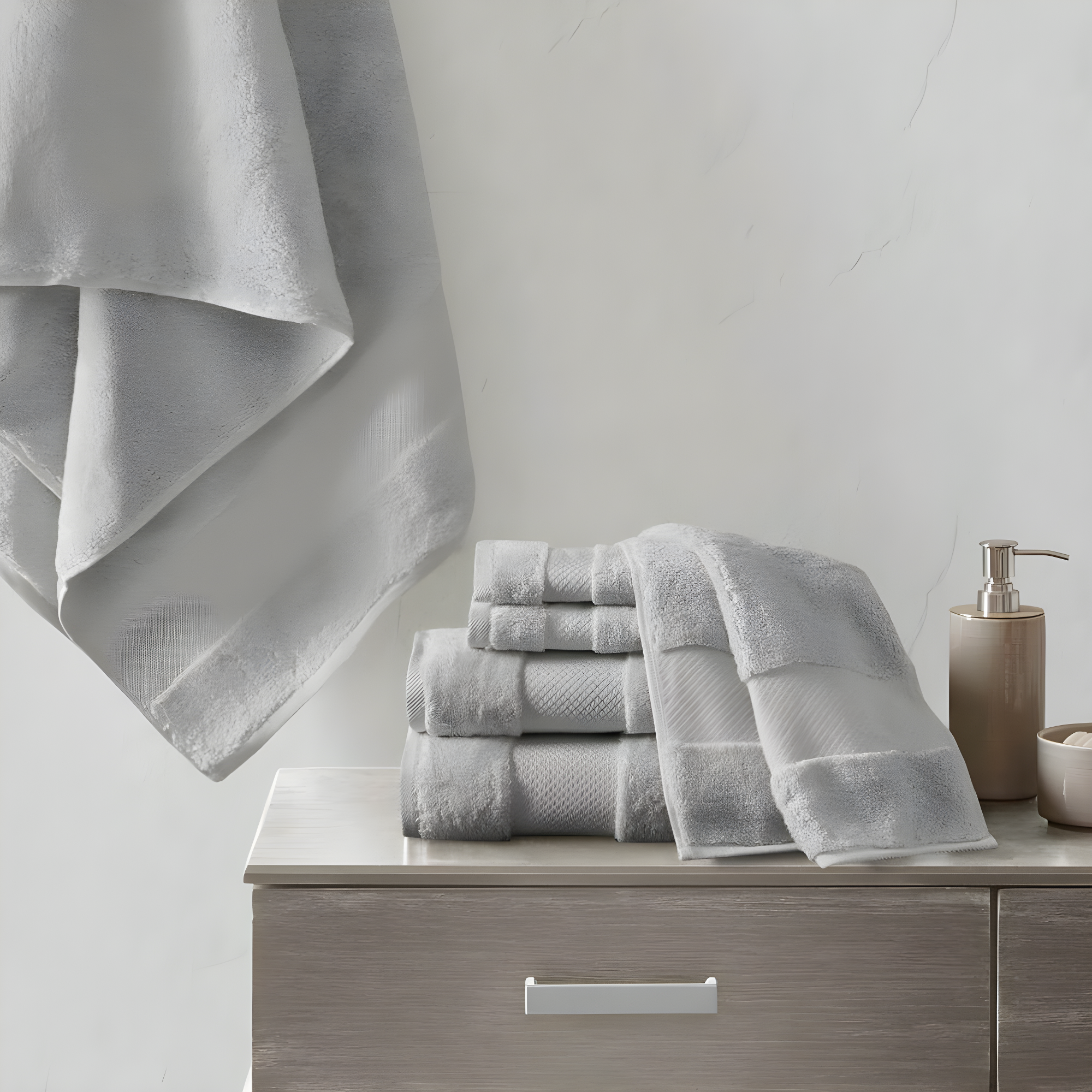Turkish 100% Cotton Oversized Towel Set