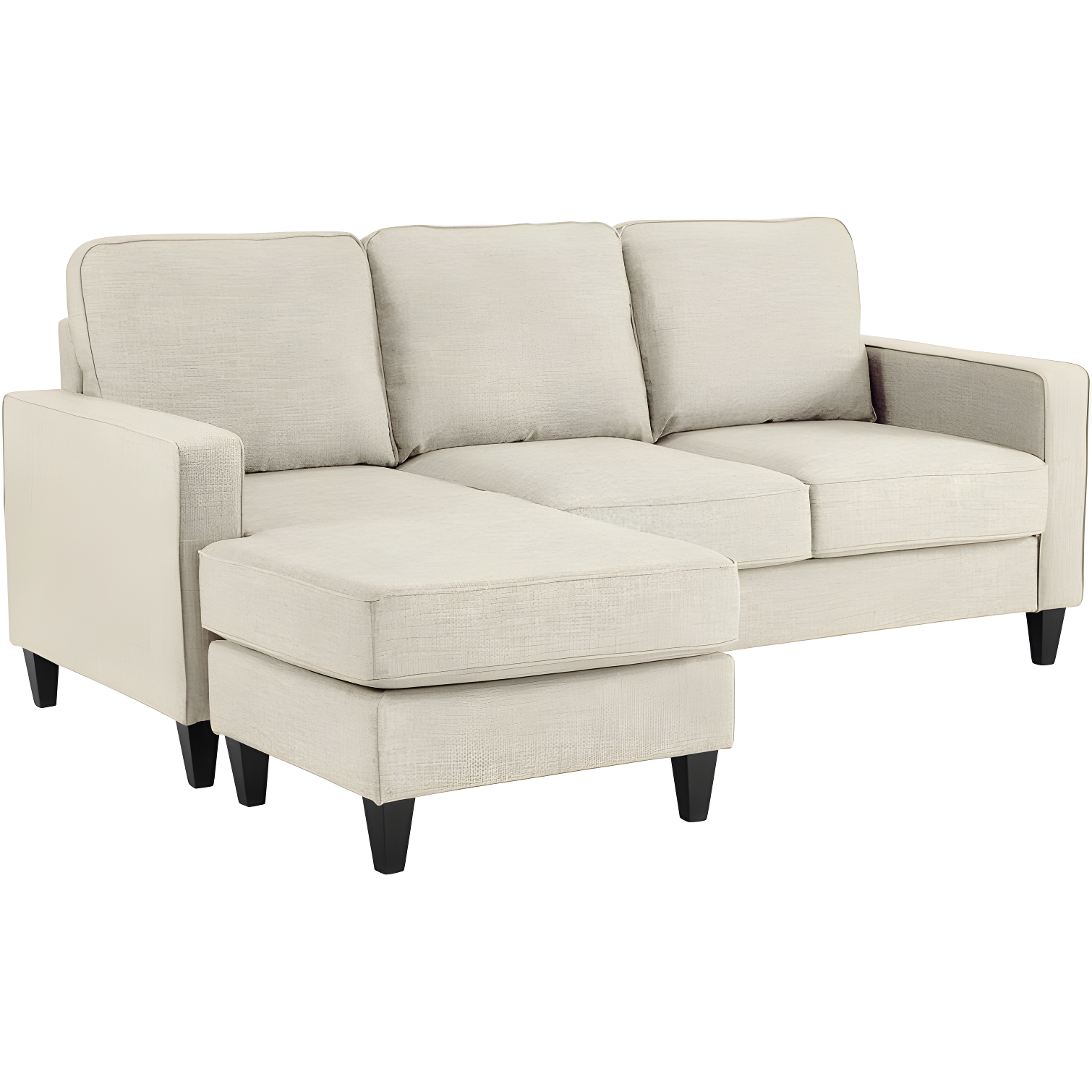 Serta Harmon Upholstered Reversible Sectional Sofa and Chaise