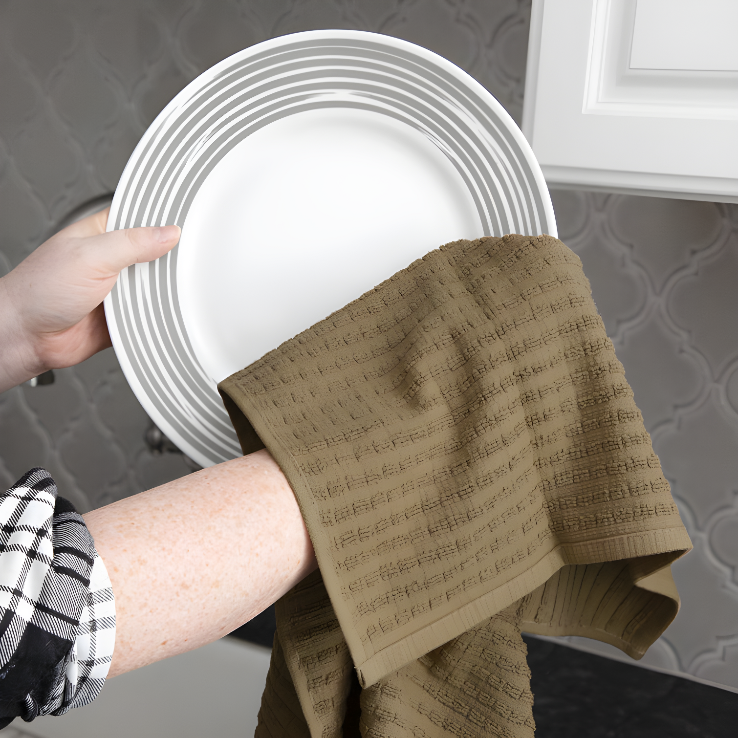 Cotton Waffle Tea Towel Kitchen Towel