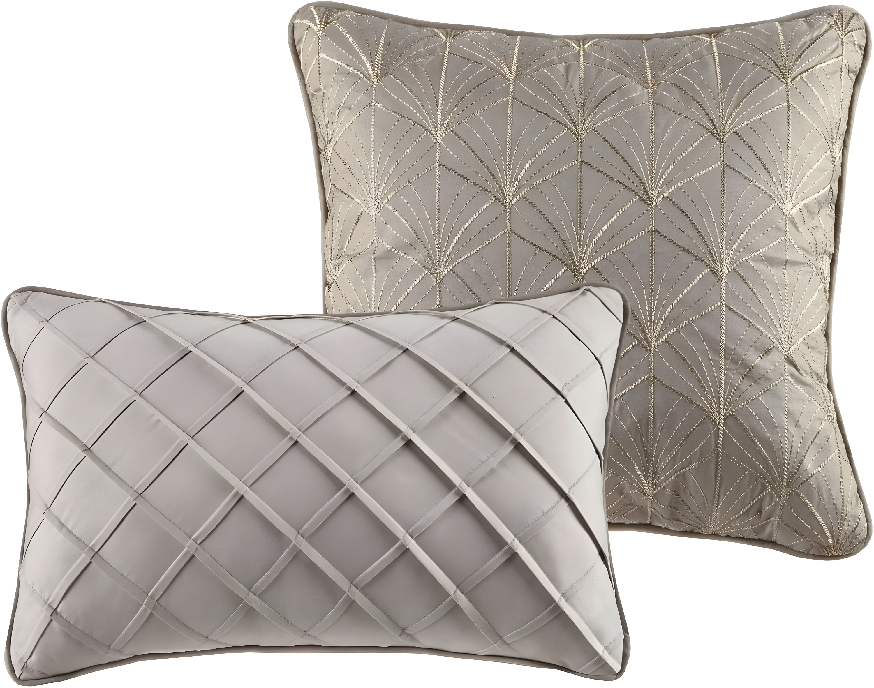 Madison Park Emilia 12 Piece Jacquard Comforter Set with Bed Sheets
