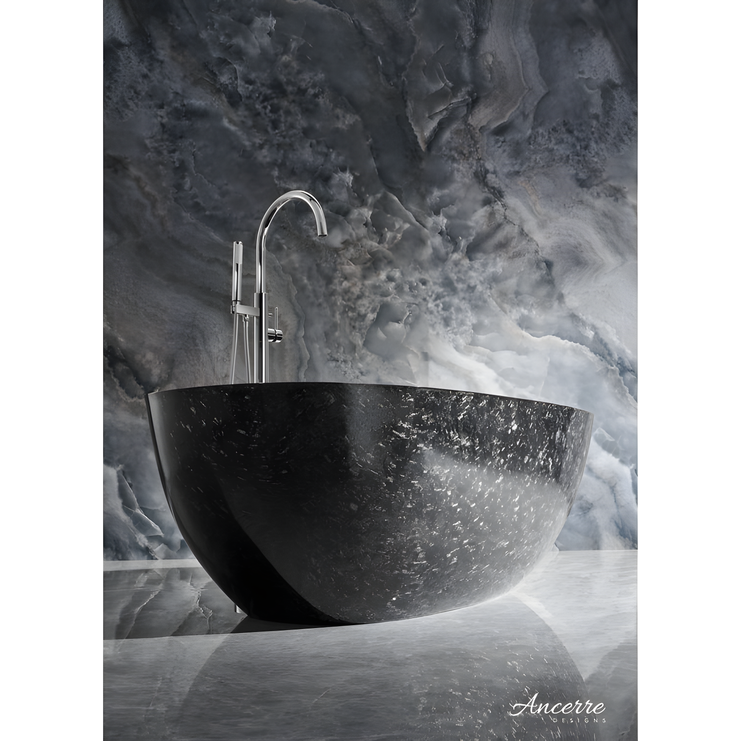 Anjuna 67'' x 31.4'' Freestanding Soaking Fiberglass Bathtub
