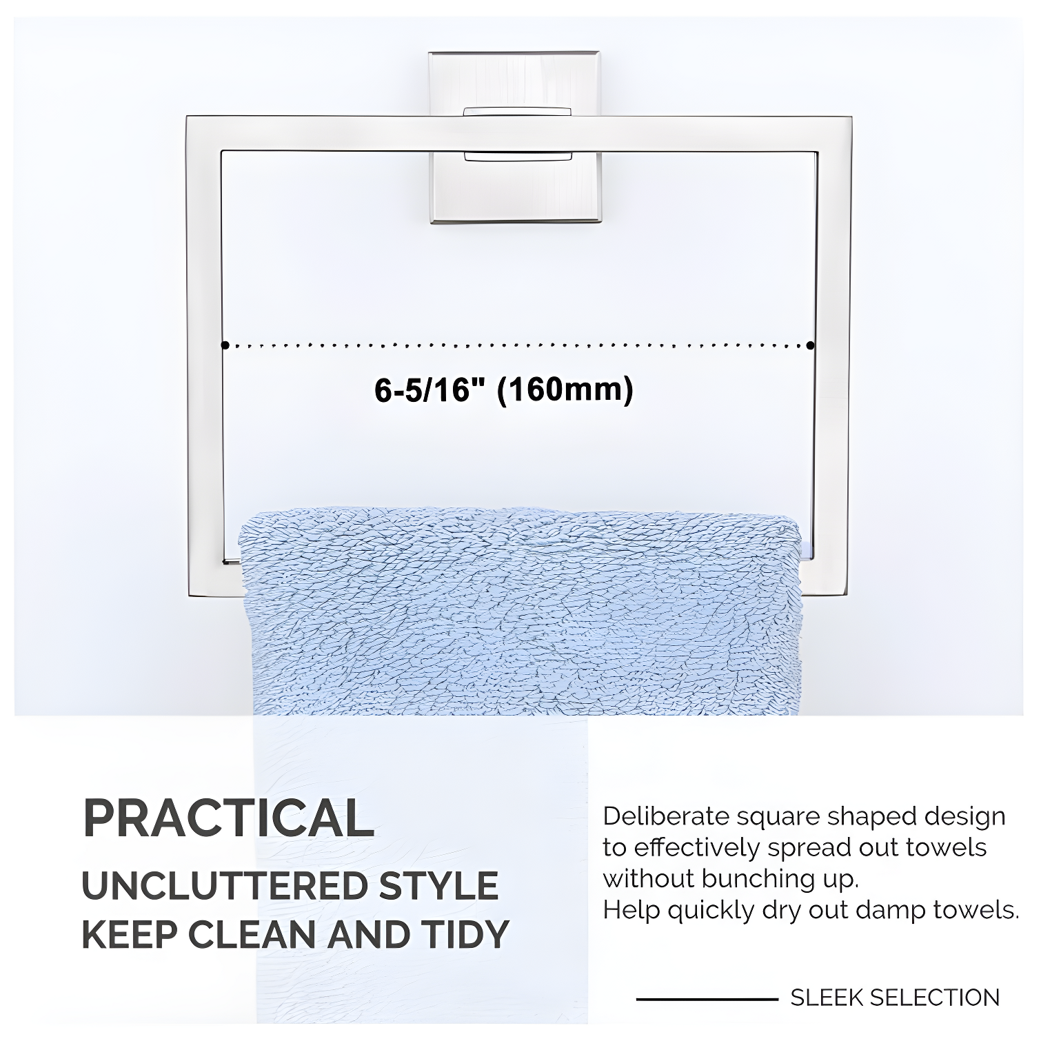 Bathroom Towel Ring Wall Mounted