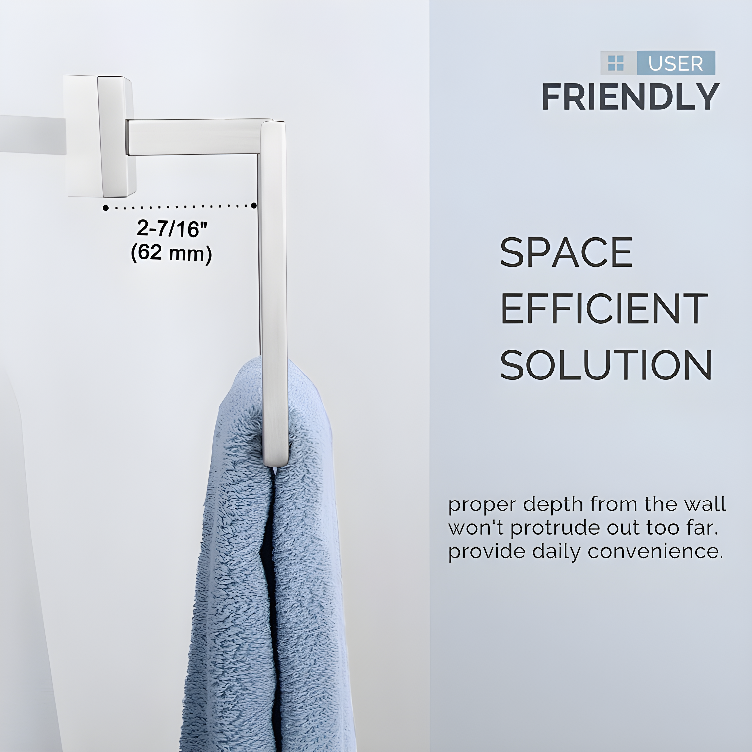 Bathroom Towel Ring Wall Mounted