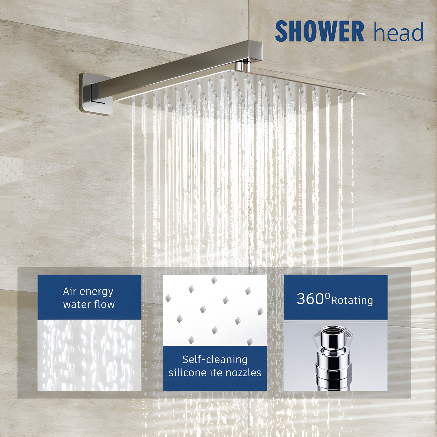 Shower Faucets & Systems All-In-One Kit with Rough in-Valve