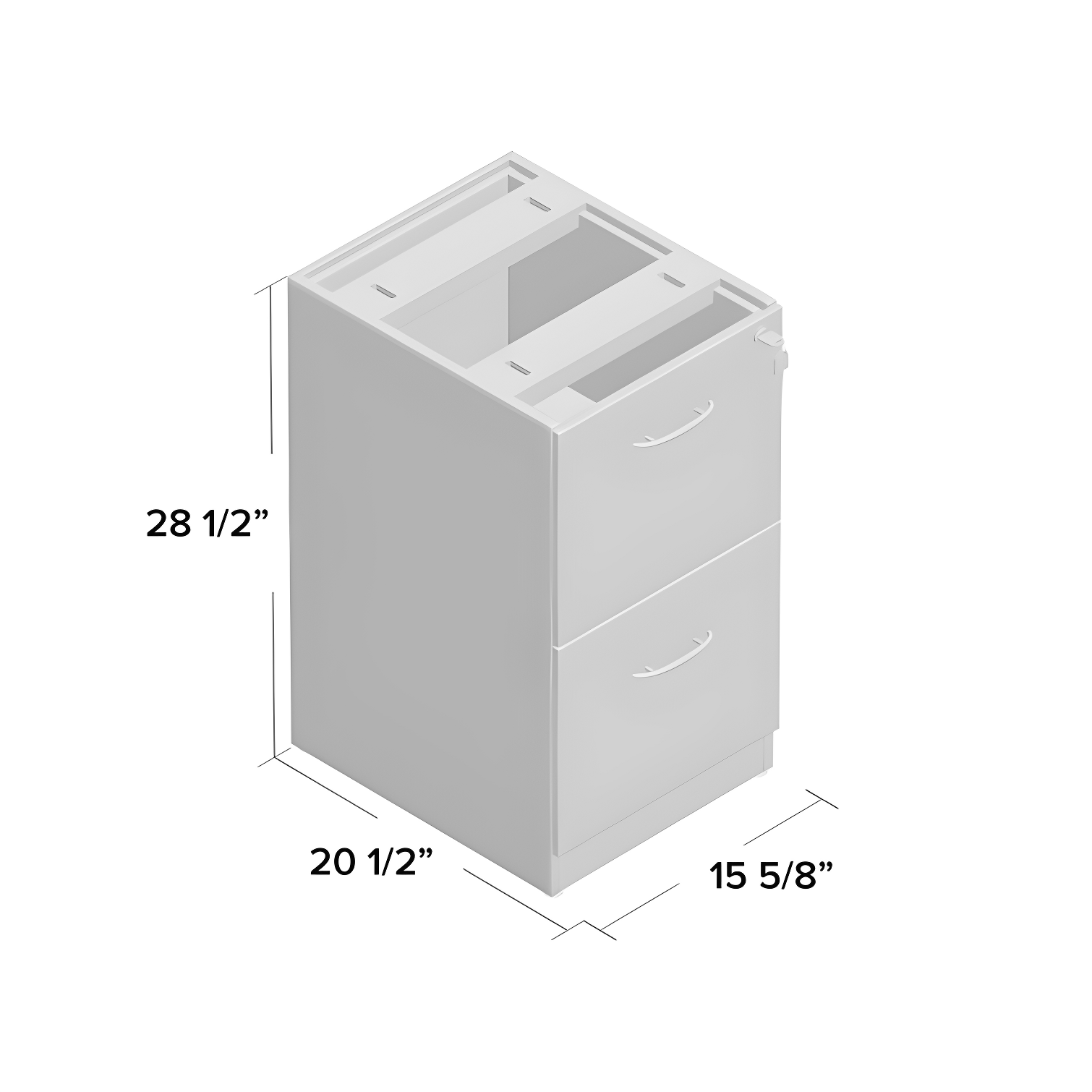 Valencia 15.625'' Wide 2 -Drawer File Cabinet