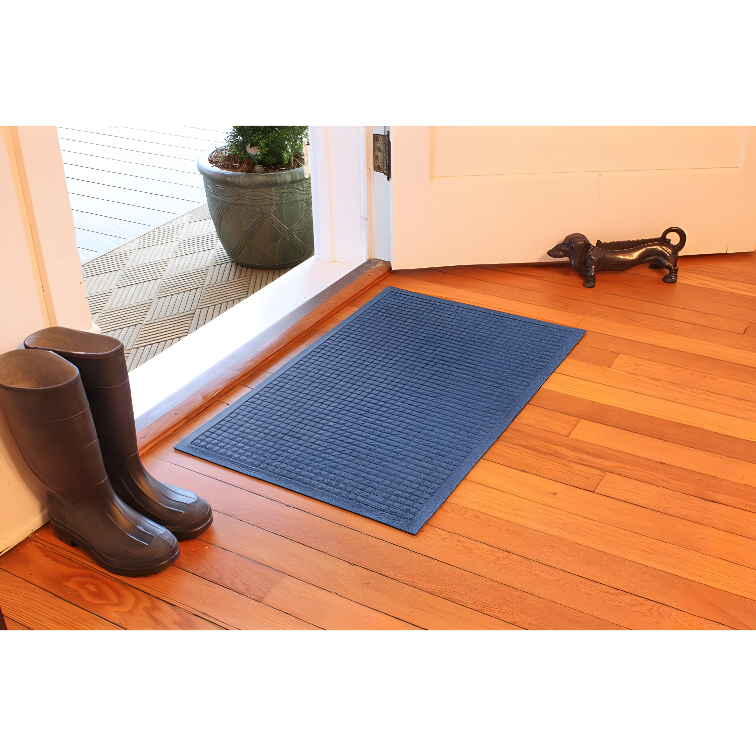 WaterHog Squares Indoor Outdoor Door Mat