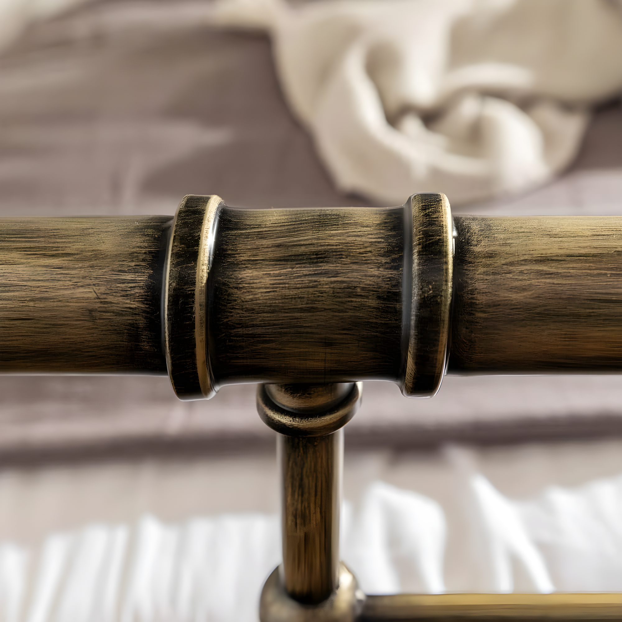 HumbleNest Countryside Classic Metal Textured Standard Bed, Queen, Bronze