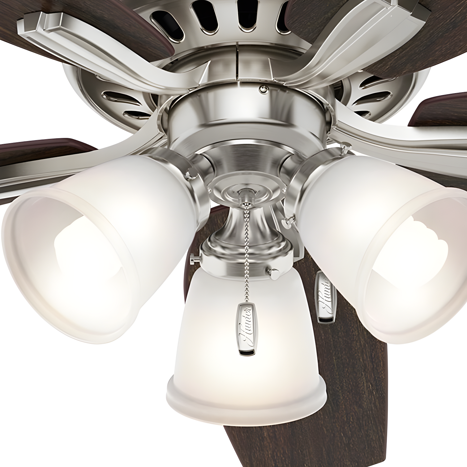 52" Newsome 5 - Blade Standard Ceiling Fan with Pull Chain and Light Kit Included